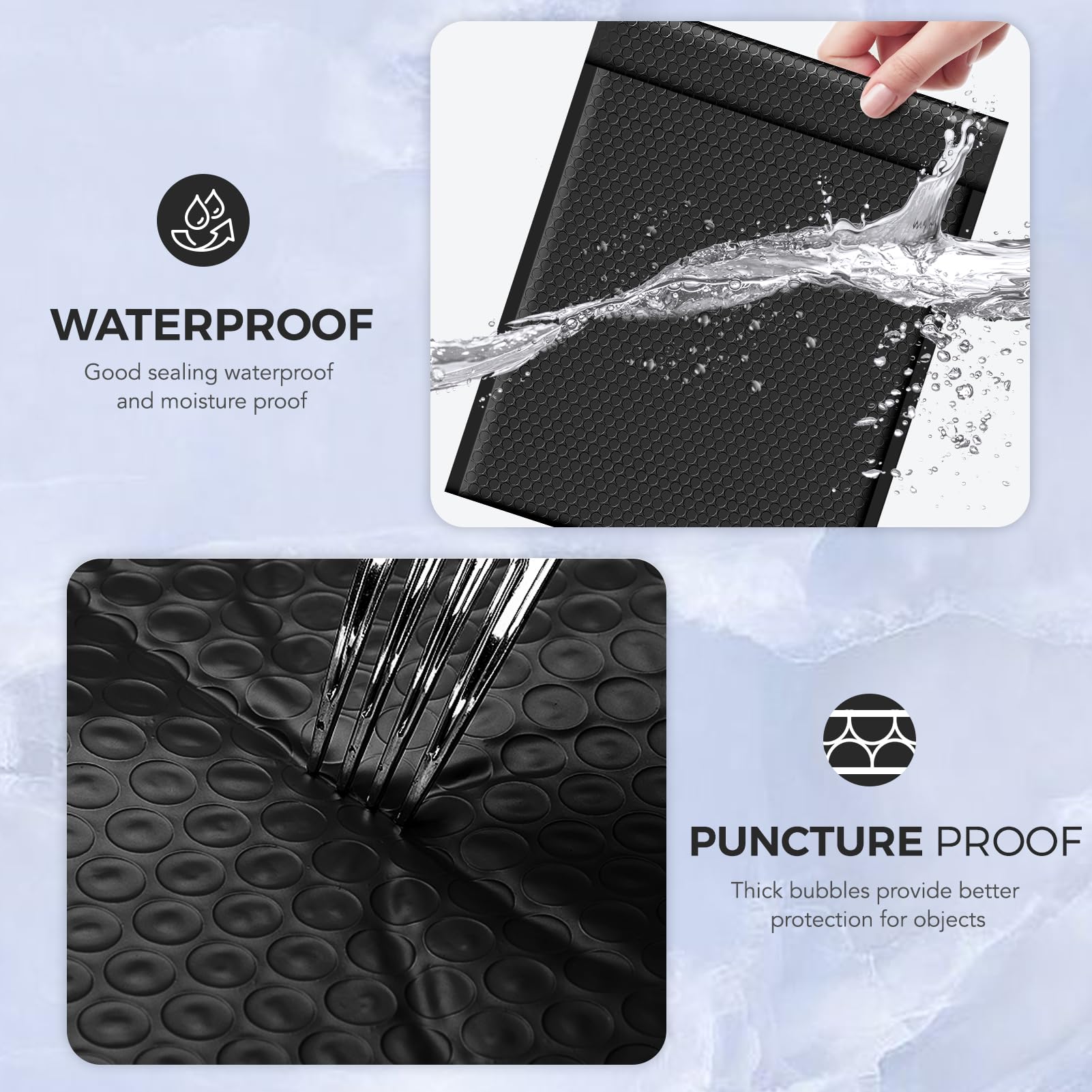 [25 Pack] Metronic Bubble Mailer 10x13" / 12x15"