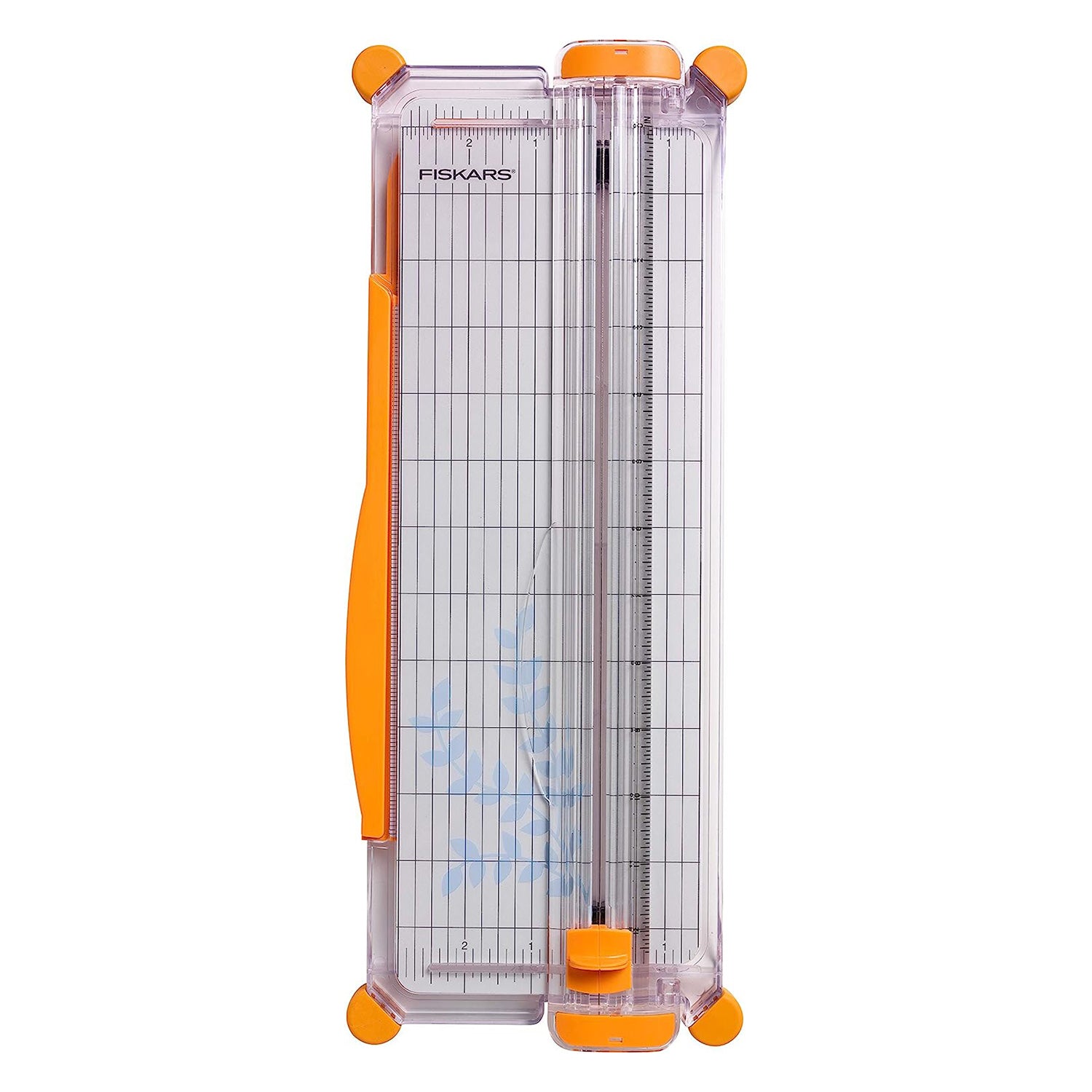 Fiskars SureCut Portable Paper Trimmer, 12 Inch Cut , Orange - 154450-1009