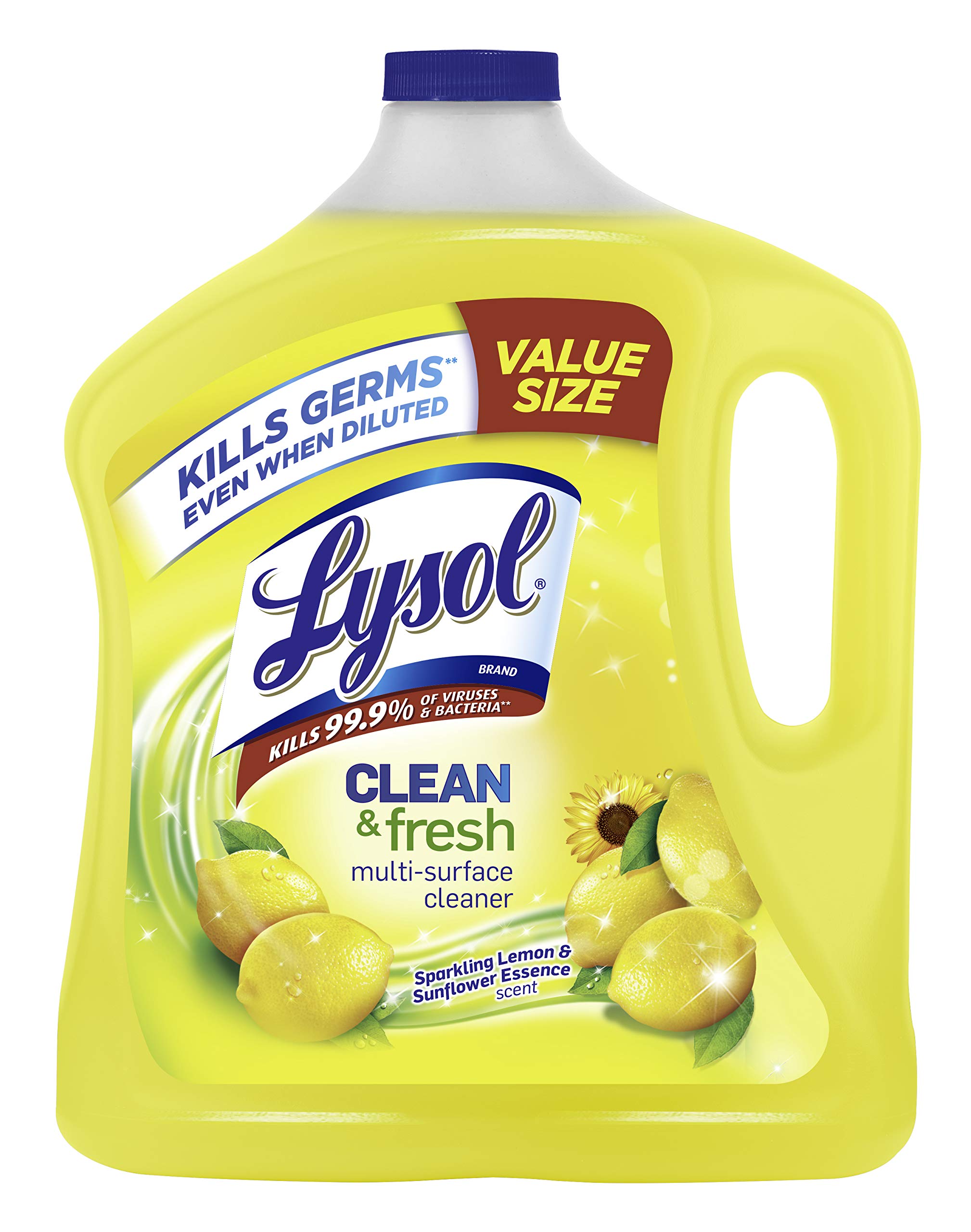 Lysol Multi-Surface Cleaner, Sparkling Lemon and Sunflower Essence