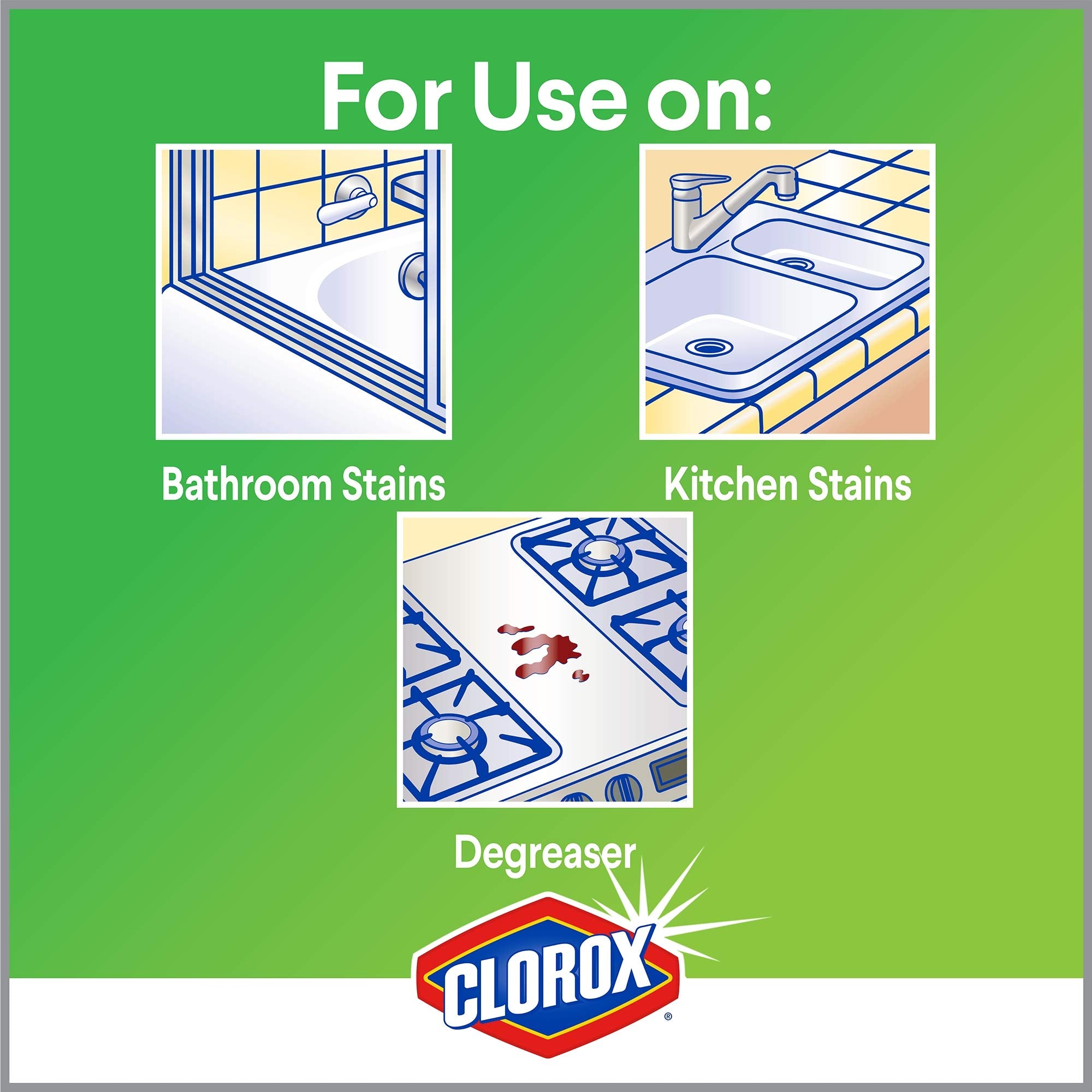 Clorox 35417 Clean-Up Disinfecting Cleaner with Bleach 32 Fl Oz Spray Bottle