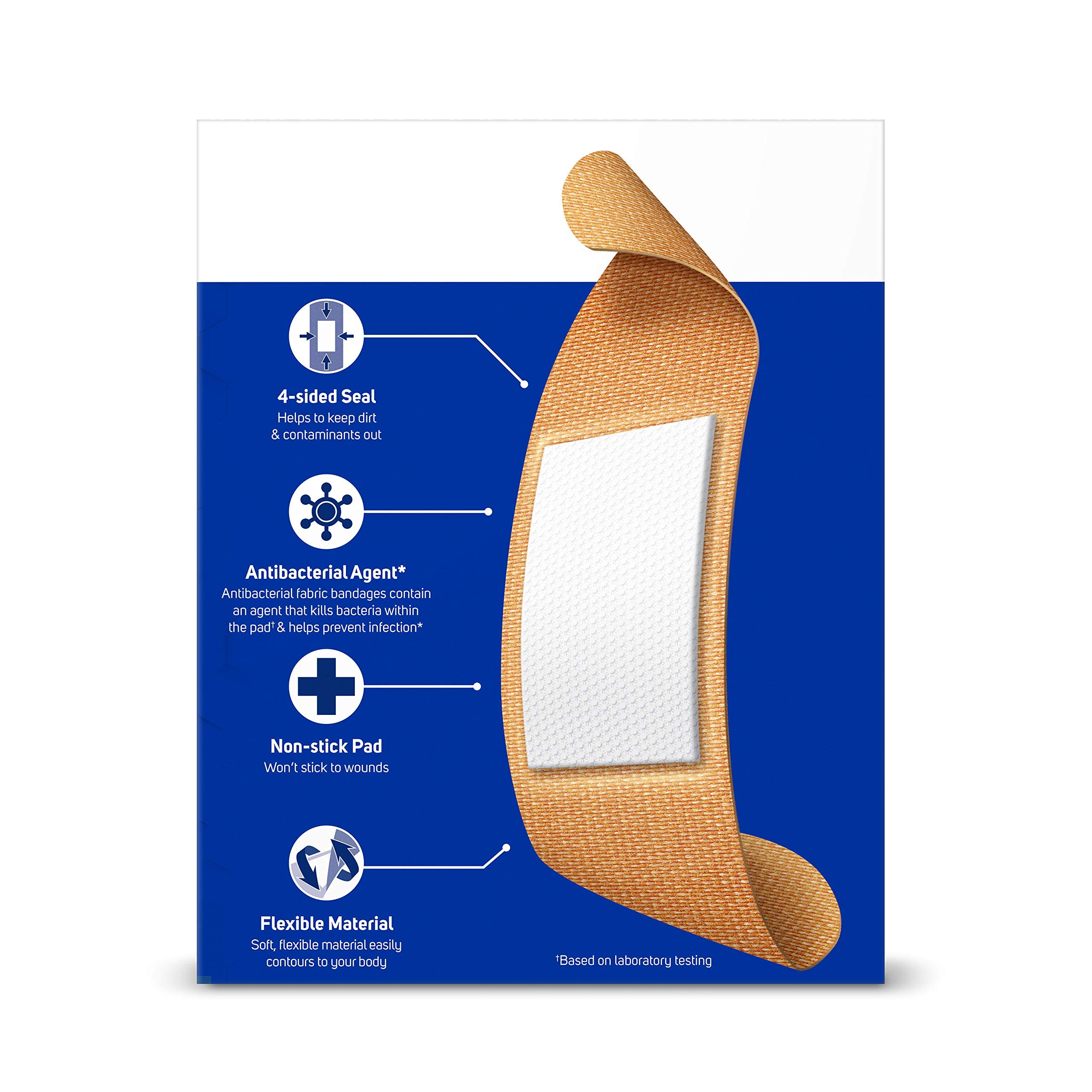 Care Science Variety Bandages Pack, 300 ct Bulk Assorted Sizes