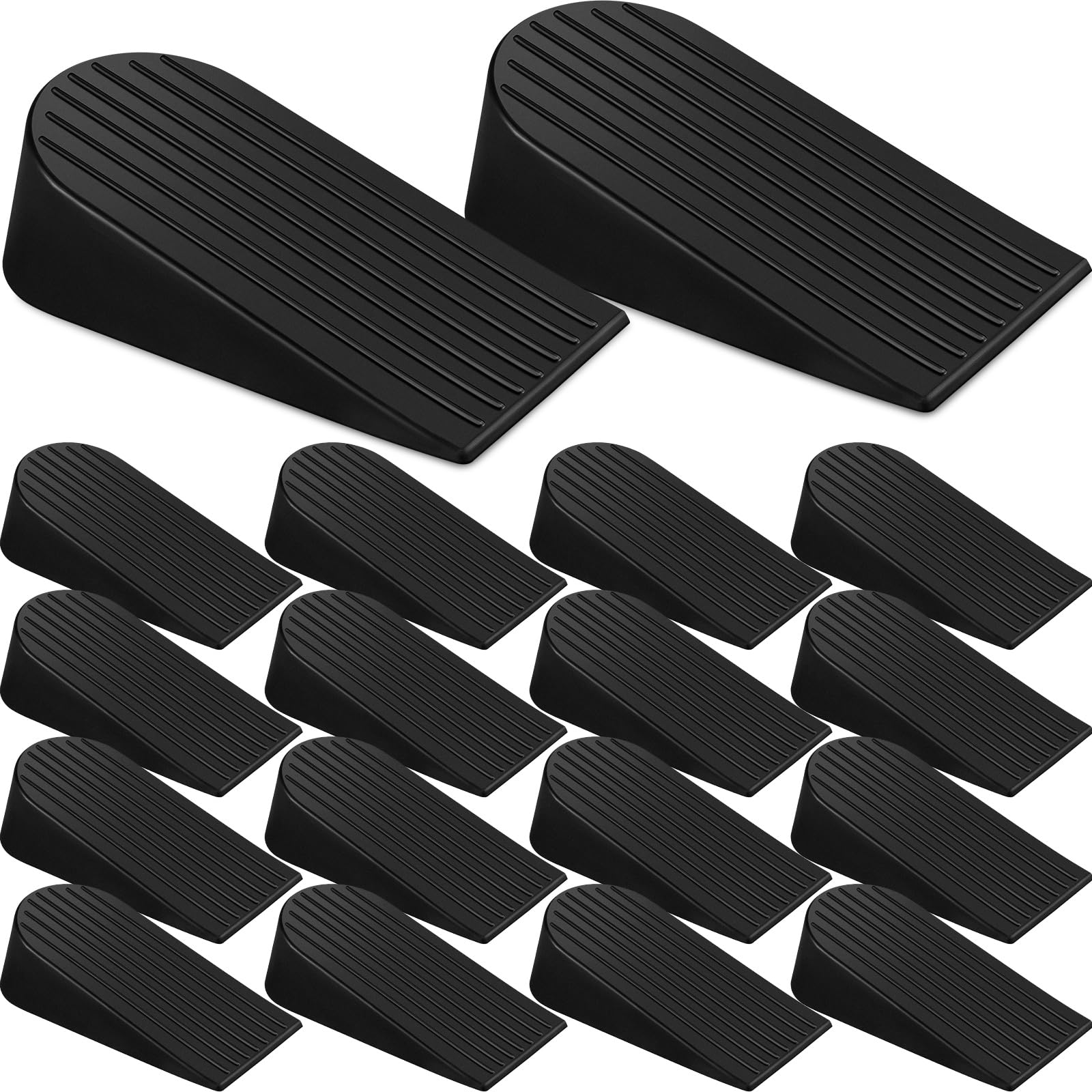 [4/6/8/16 Pack] Large Door Stoppers Heavy Duty Rubber Door Stop