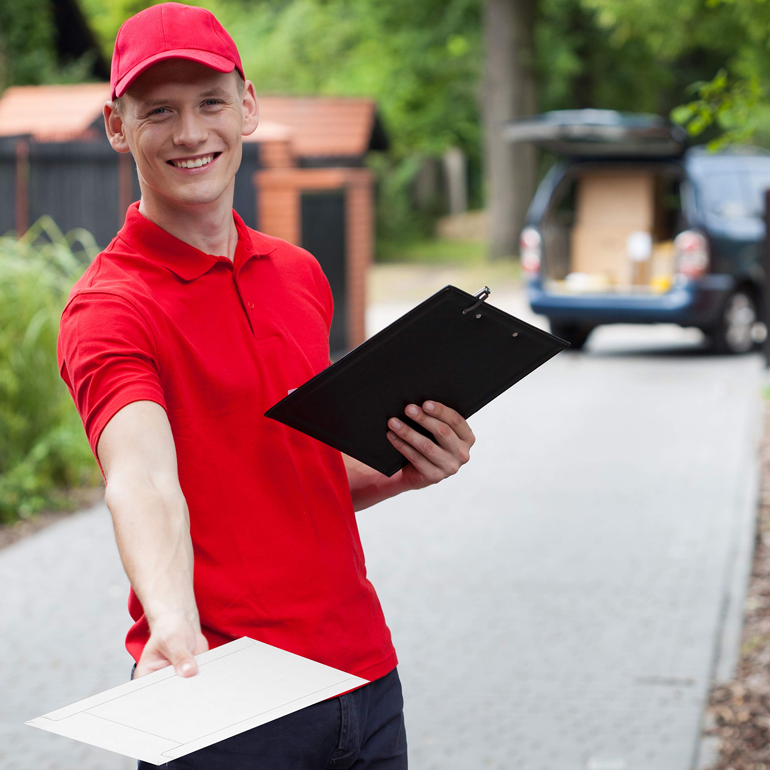 [25 Pack] 9x11.5 Self Seal Photo Document Mailers, Flat Cardboard Envelopes, 9.25 x 11.75 Inches