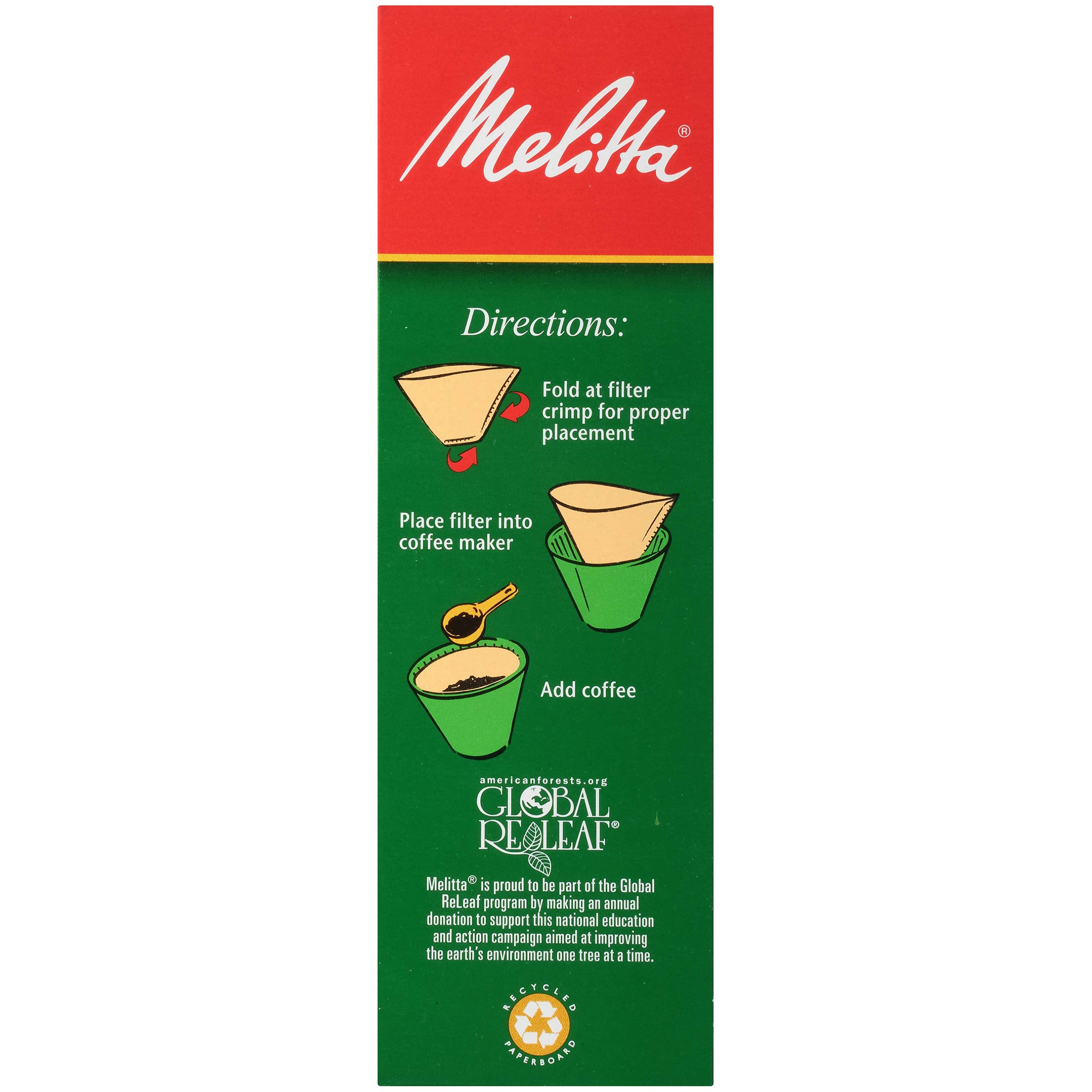 [600 CT] Melitta #2 Cone Coffee Filters for 2 to 6 Cup Electric Coffee Maker, 100 Counts x 6 Boxes