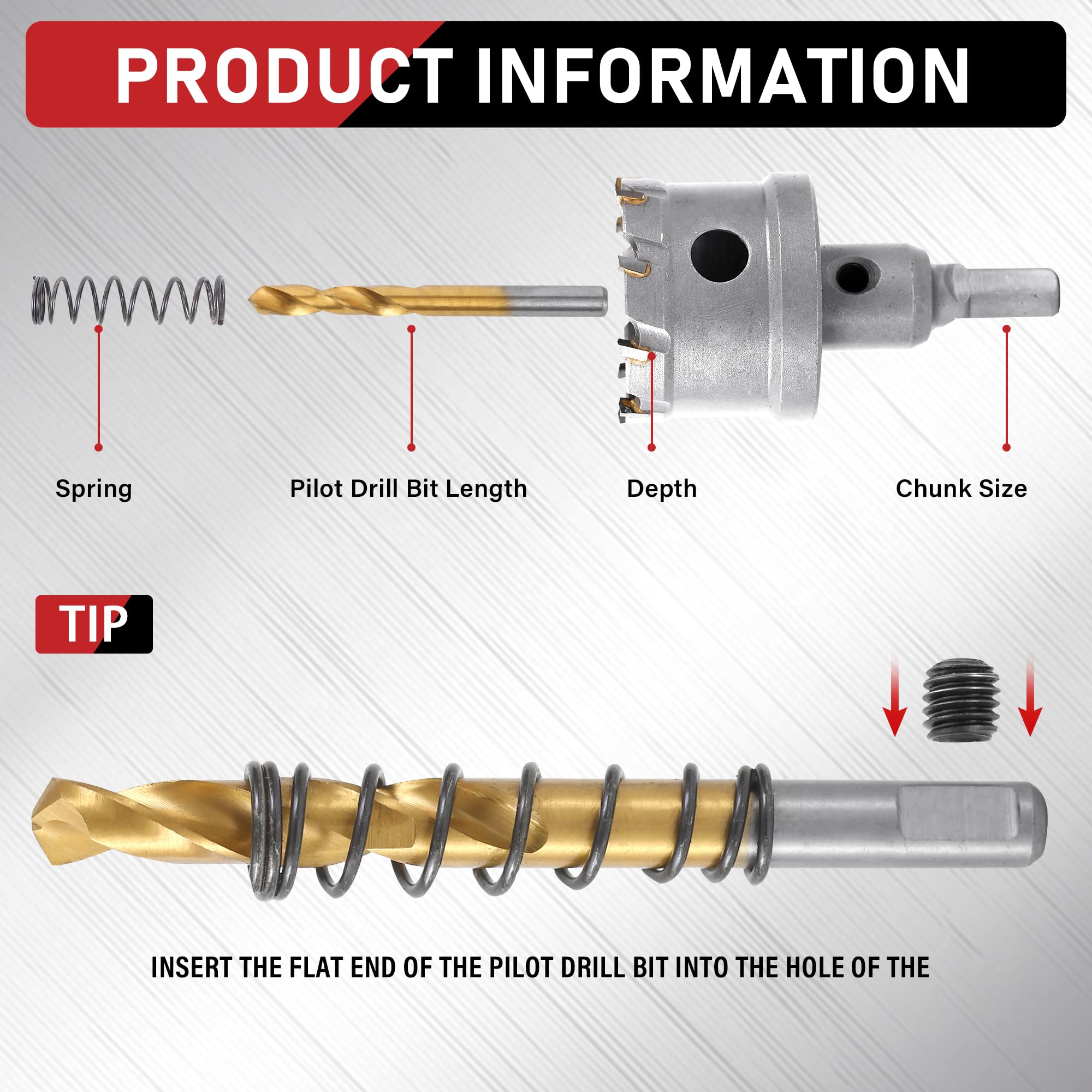 16Pcs / 26Pcs Hole Saw Kit