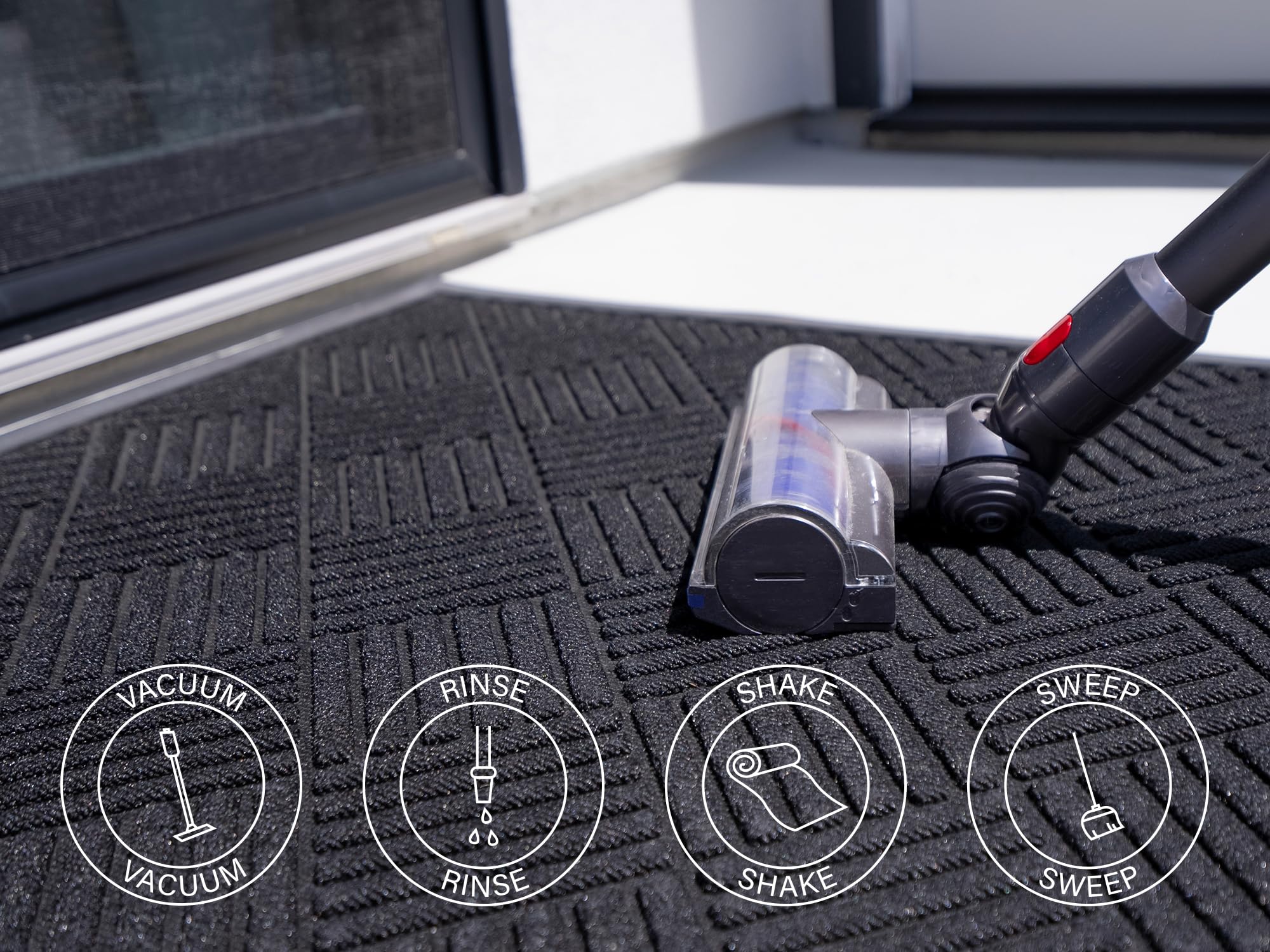 Doormats Black Door Mat 3x5 Rug Front Door Mat