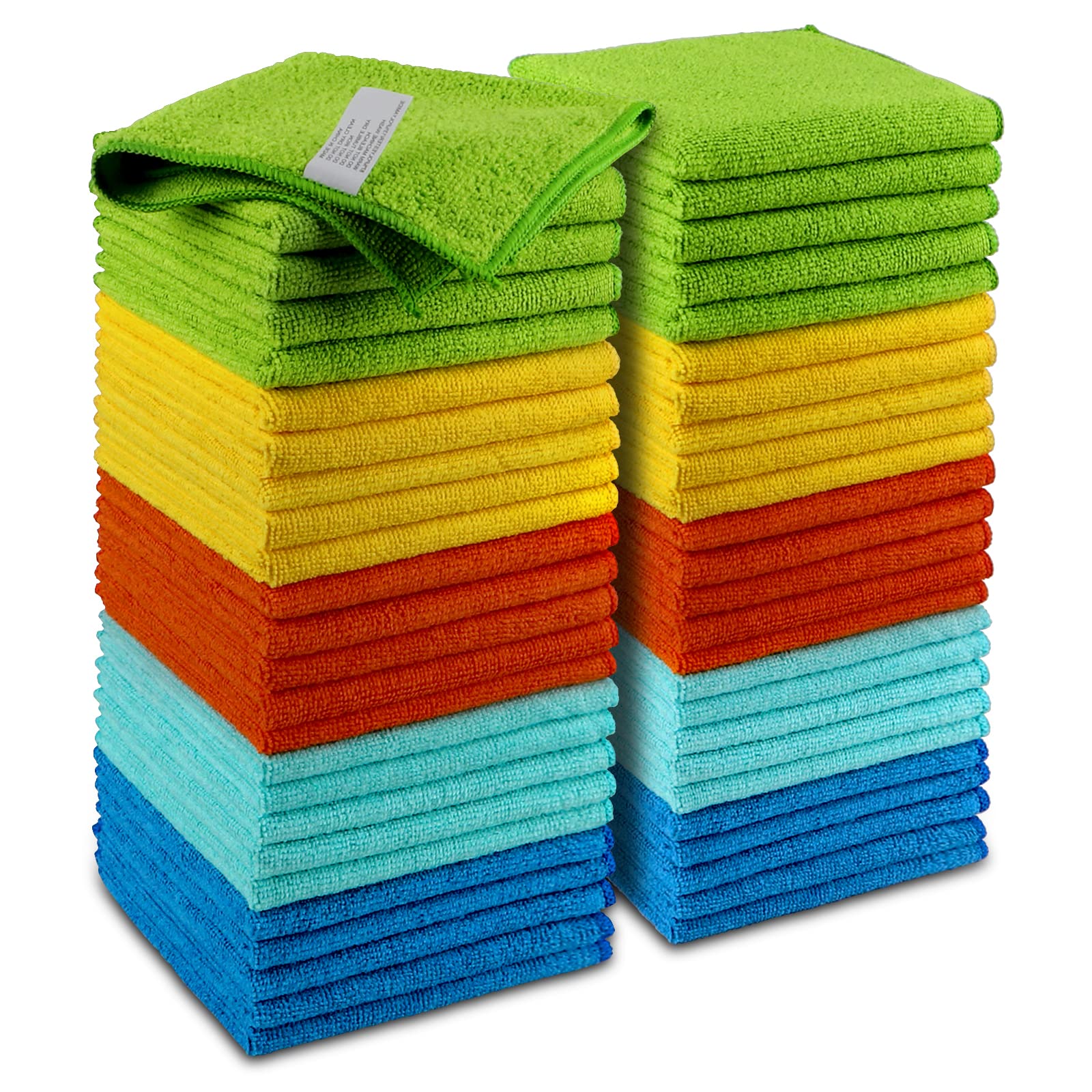 Microfiber Cleaning Cloths, 50 Packs 12×12"
