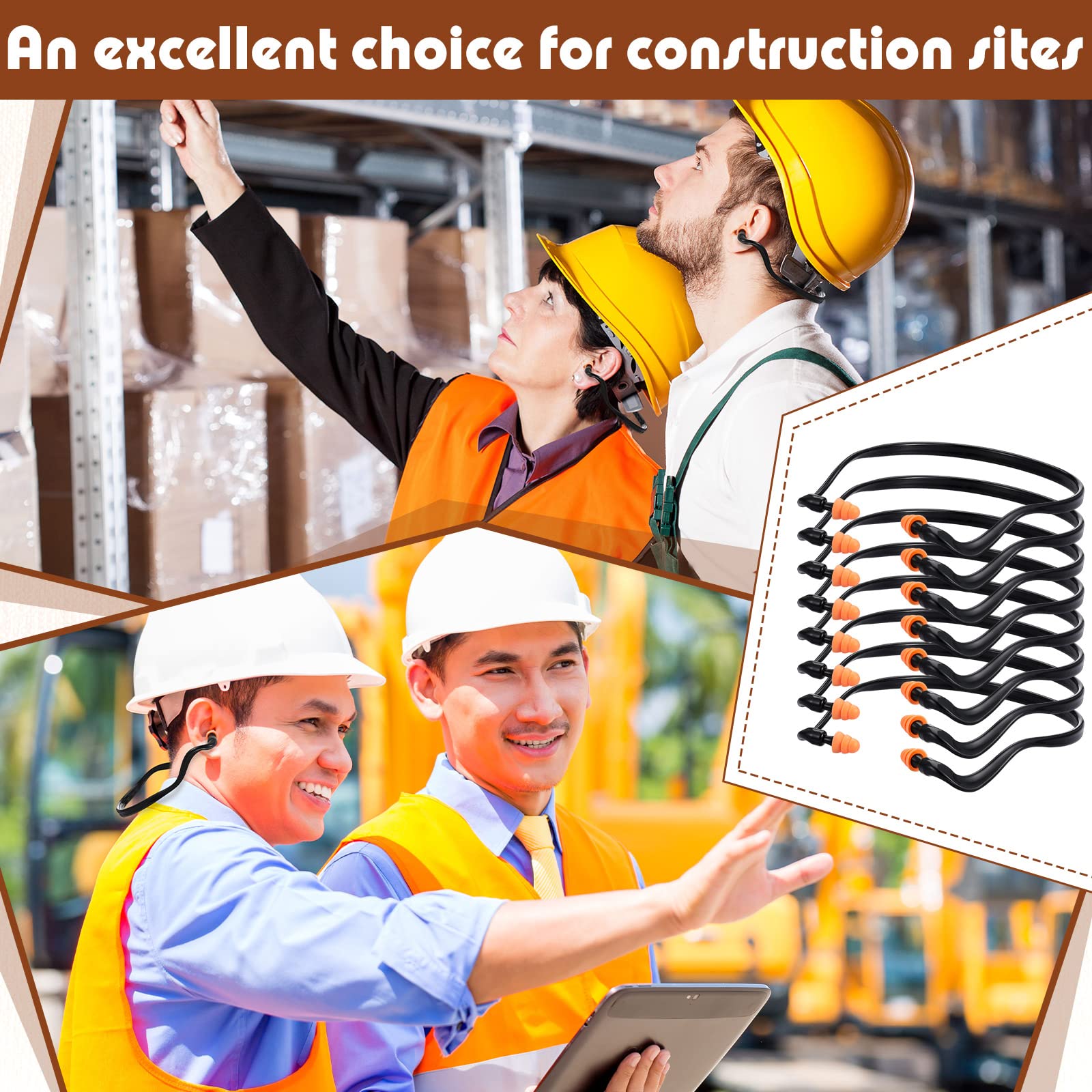 [24 PCS] Silicone Ear Plugs, Reusable/Washable