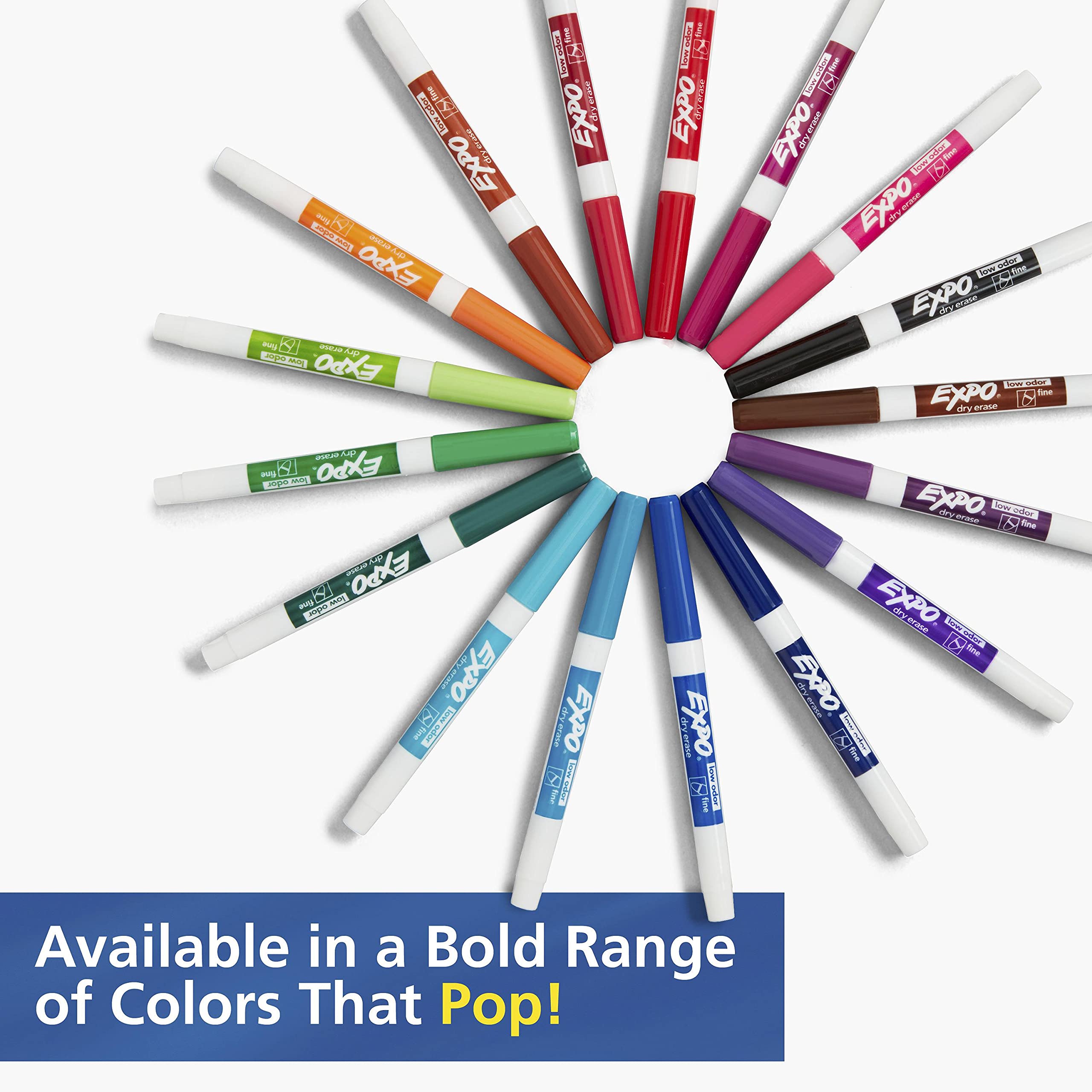 [6 / 7 / 11 CT] Low Odor Dry Erase Marker Set