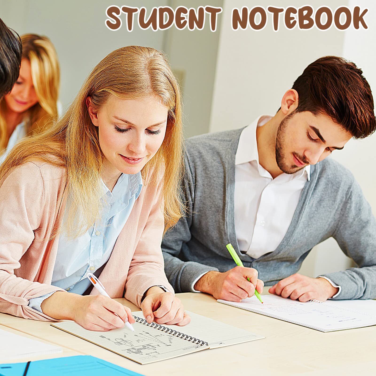 20 Pack A5 Spiral Notebook Ruled Spiral Bulk 5.5 x 8.3 Inches, 50 Sheets 100 Pages