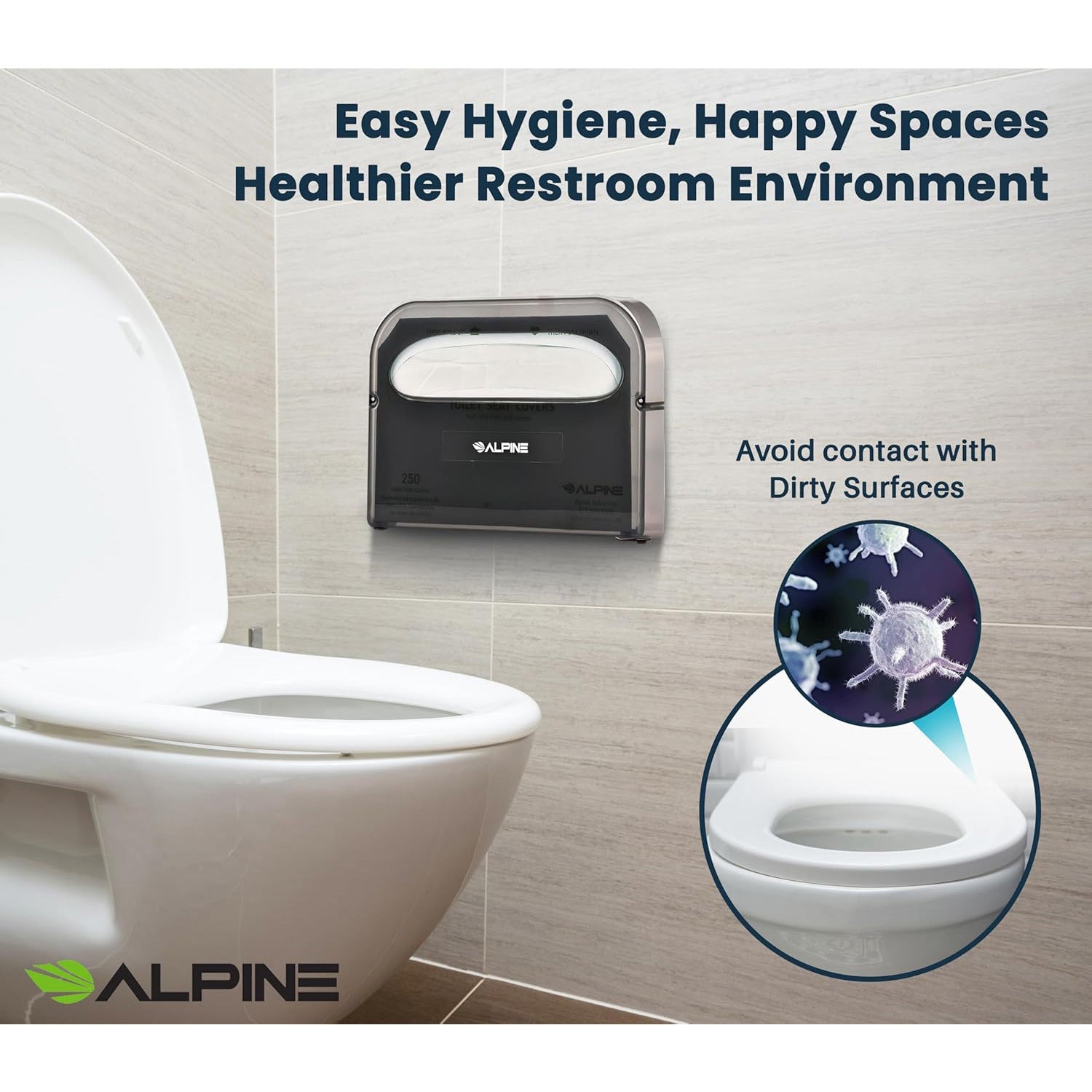 Wall Mount Toilet Seat Cover Dispenser