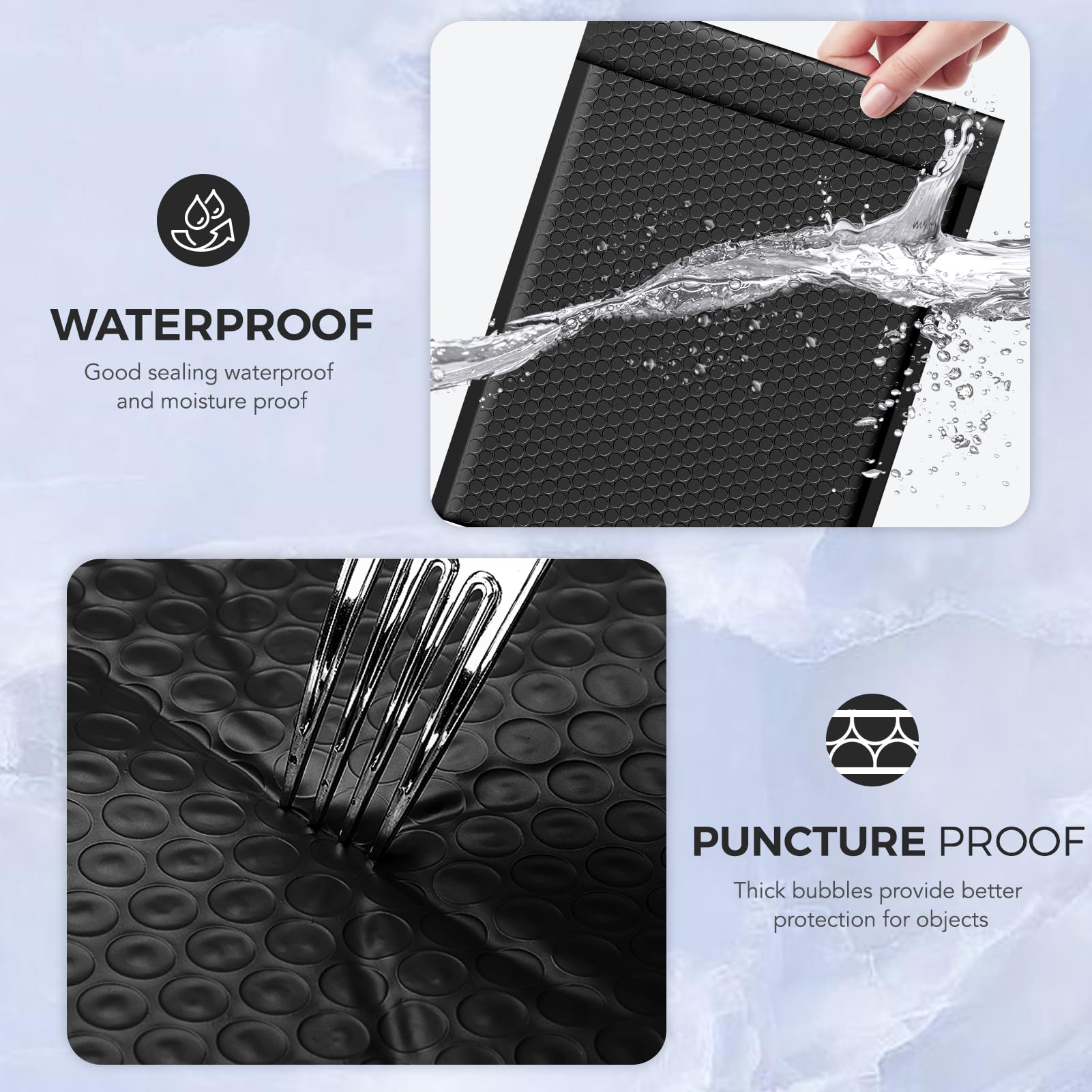 [25 Pack] Metronic Bubble Mailer 10x13" / 12x15"