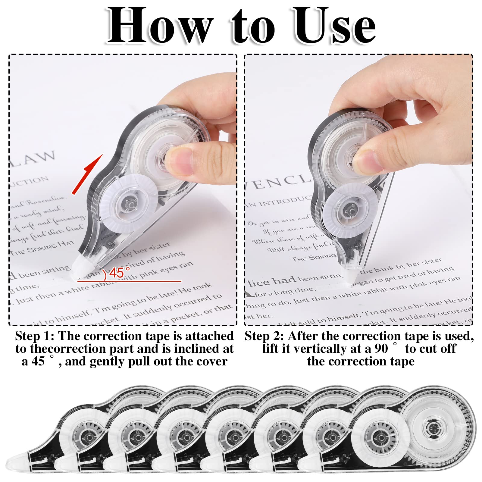 36 Count White out Tape, 39.3 Feet Each Correction Tape