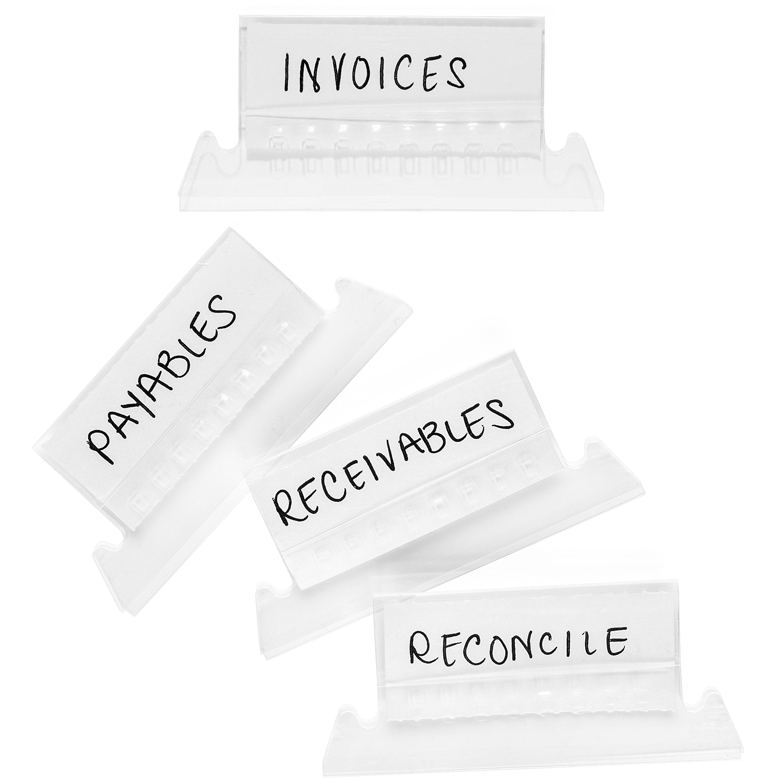 [50 Pack] Extra Capacity Hanging File Folders with 2’’ Expansion, Standard Letter Size