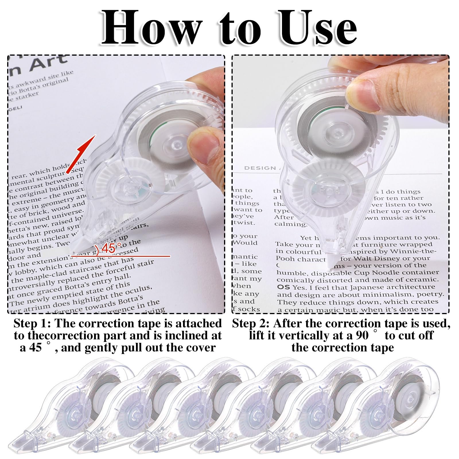 36 Count White out Tape, 39.3 Feet Each Correction Tape