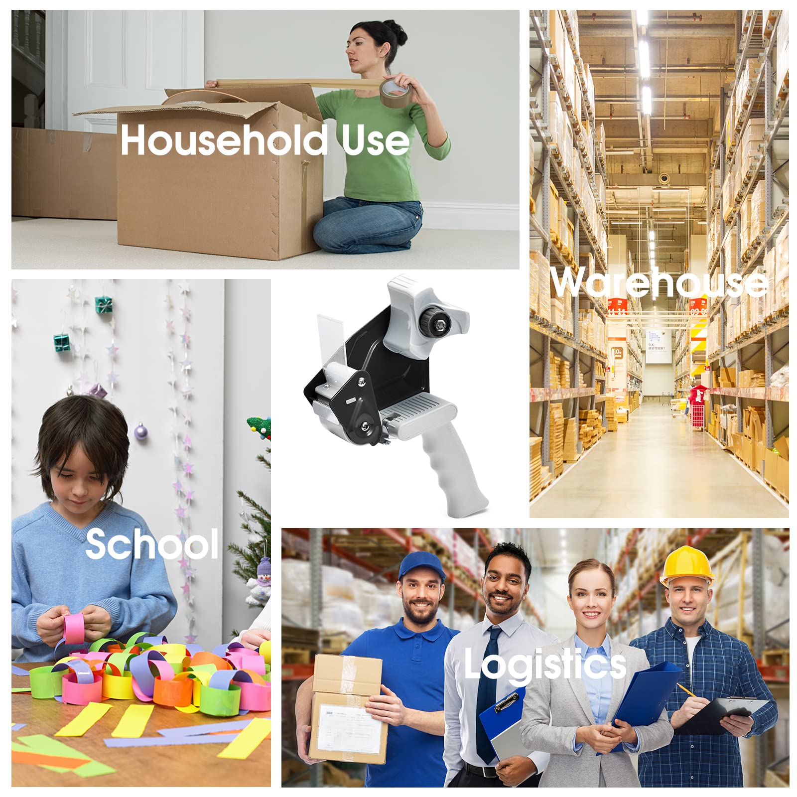 Packing Tape Dispenser Gun, Pacific Mailer 2 Inch