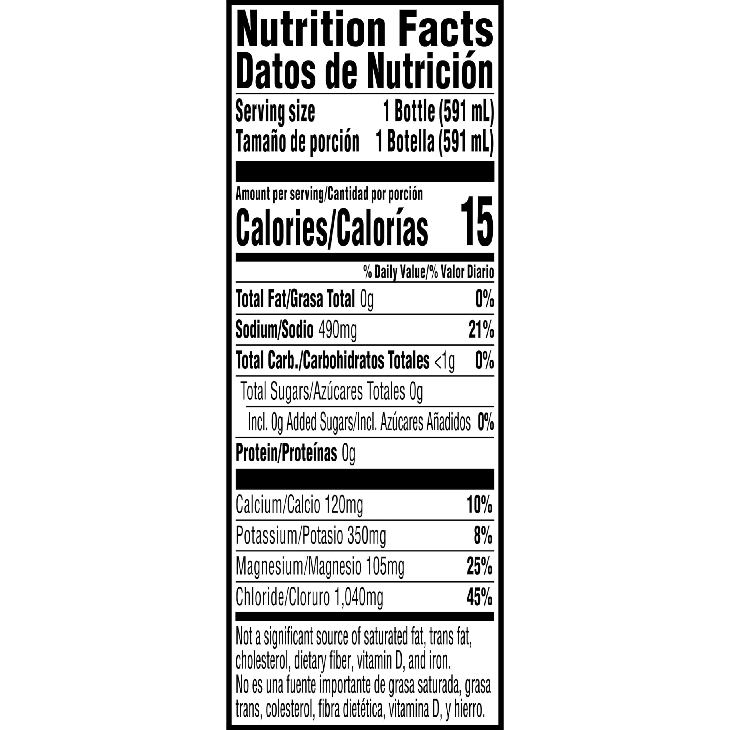 [12 Bottles] Gatorlyte Zero, Fruit Punch, Zero Sugar Hydration, 20 Fl Oz