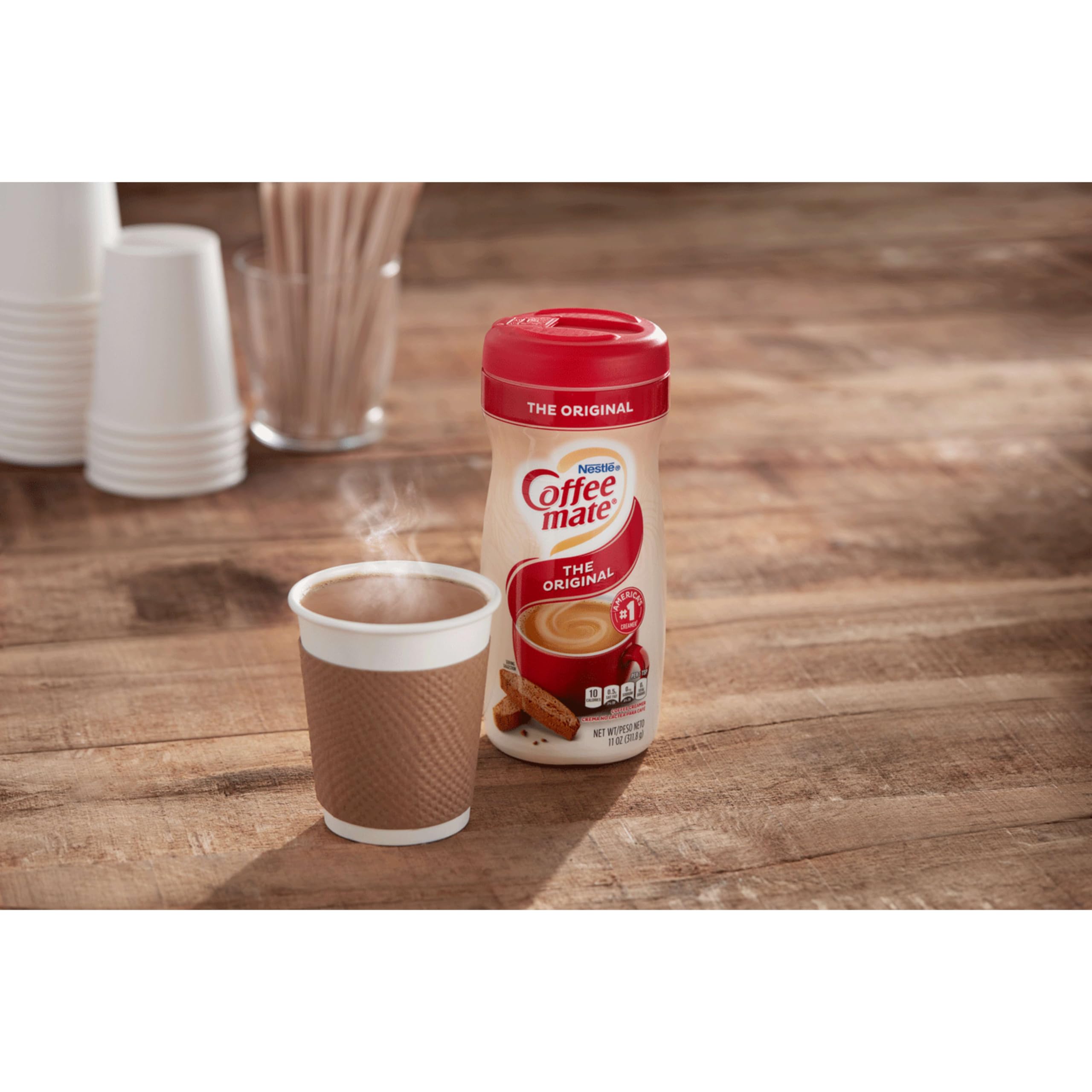 [12 Packs] Nestle Coffee Mate Creamer, Non Dairy Powder Creamer, 15 Ounces