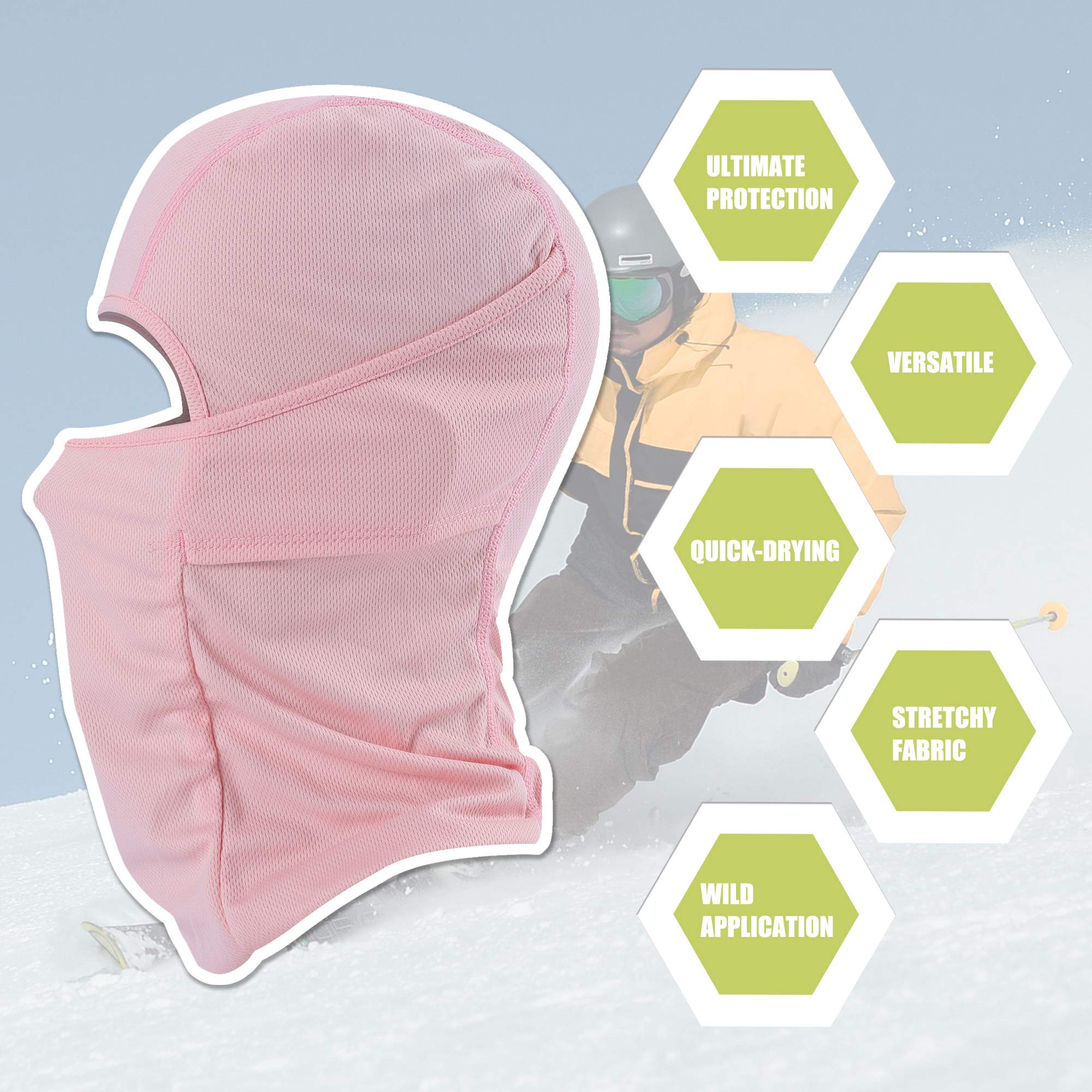 [1 PC] Face Mask Adjustable Windproof UV Protection Hood
