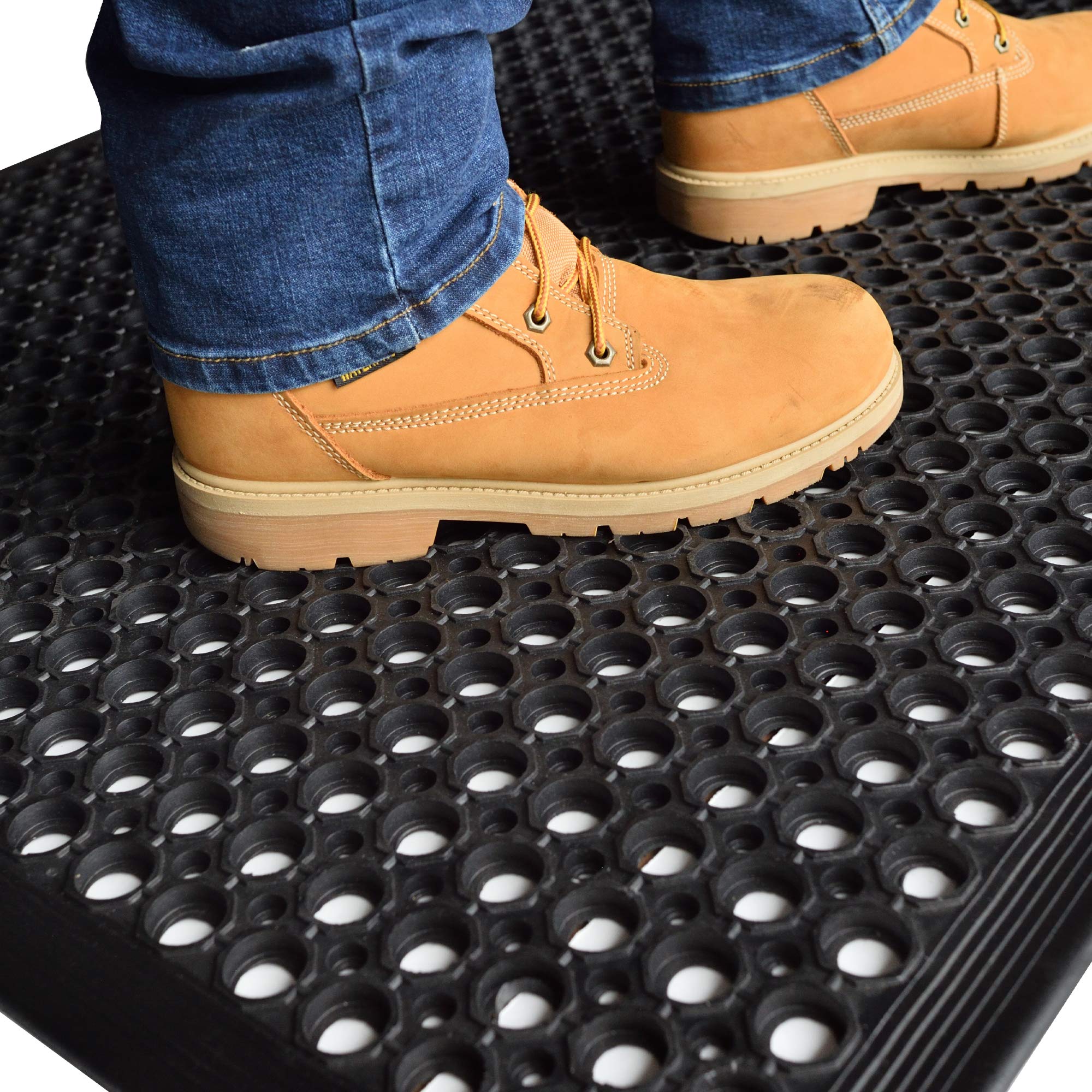 UNIMAT-Anti-Fatigue Rubber Drainage Mat, 3'x 5'