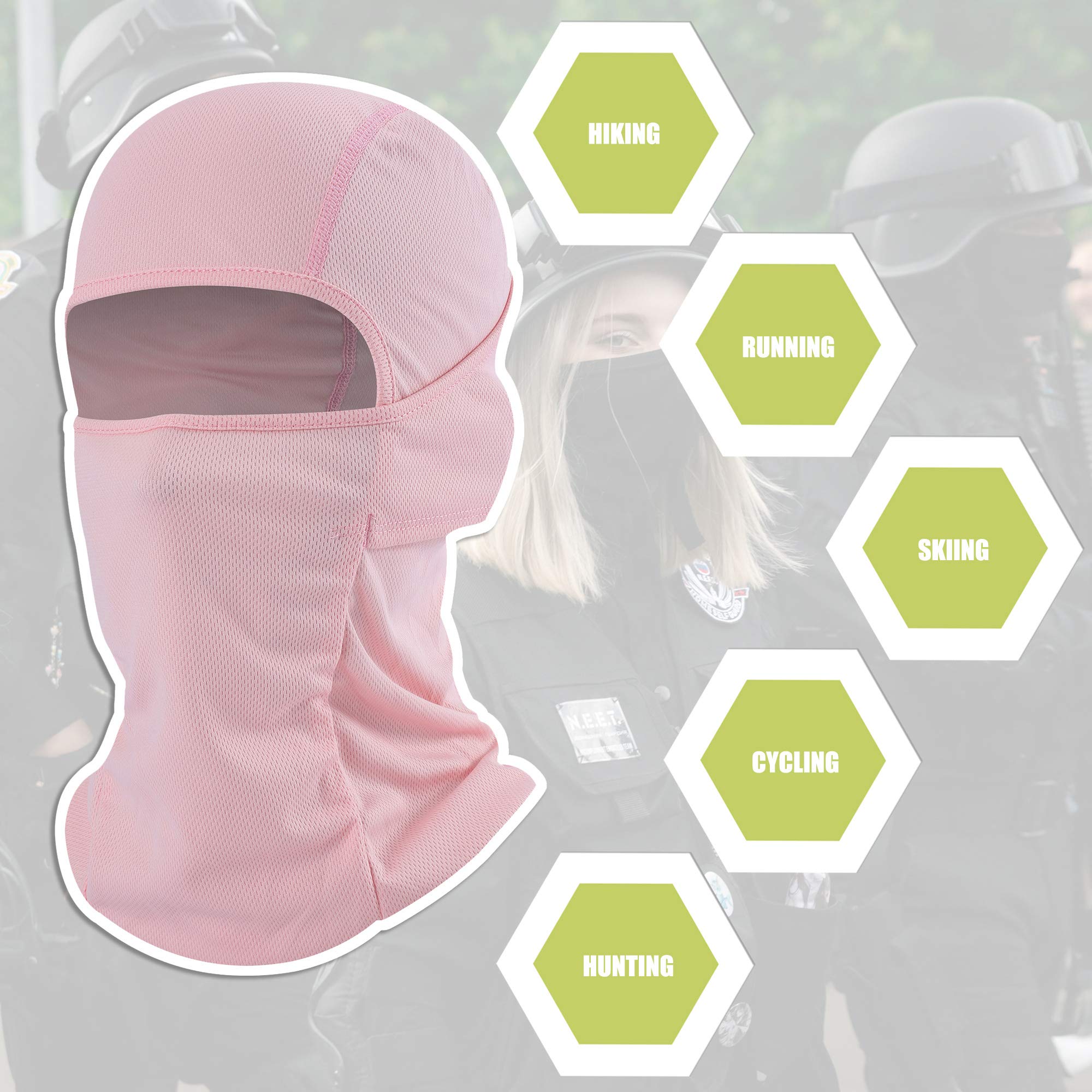 [1 PC] Face Mask Adjustable Windproof UV Protection Hood