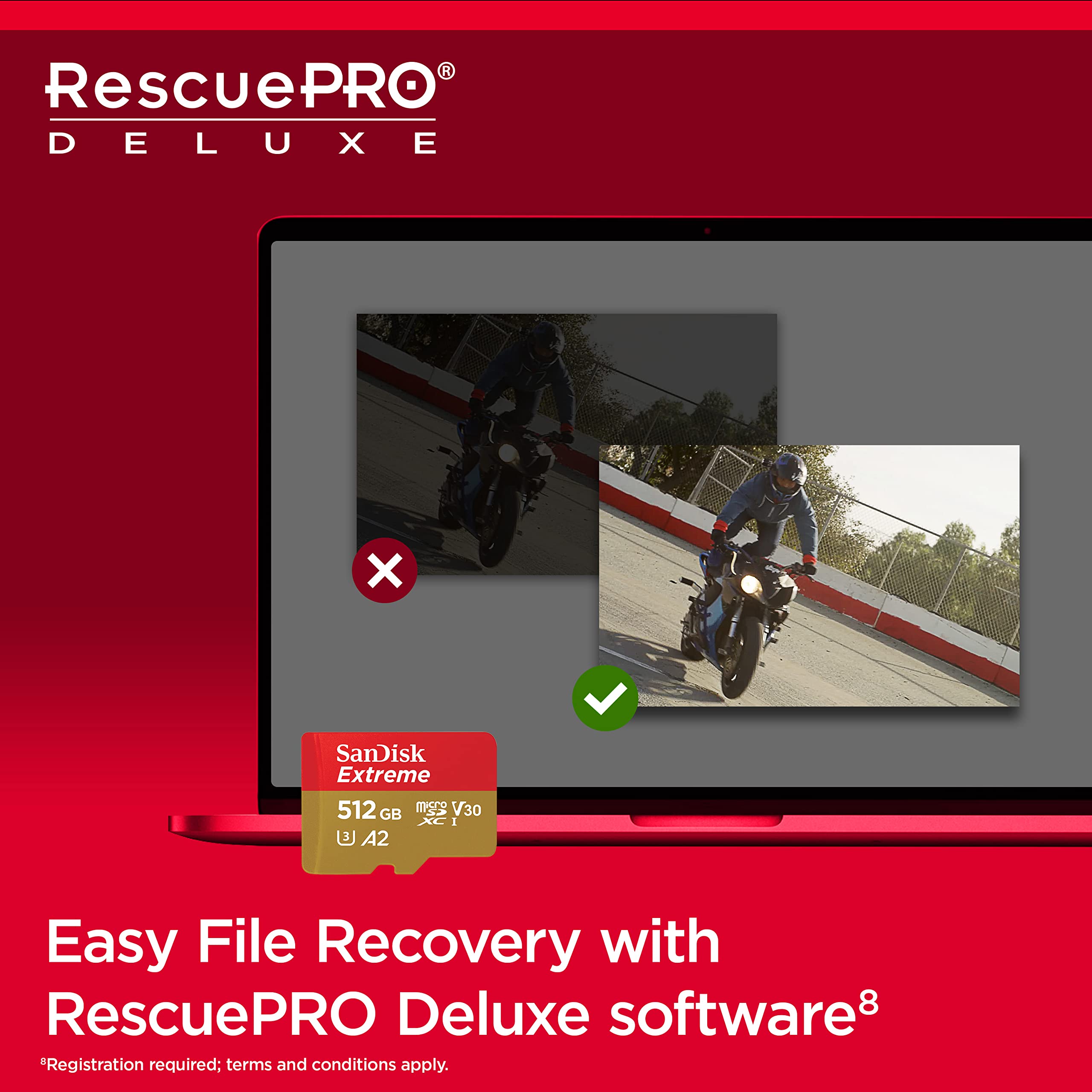 [128 / 256 / 512GB / 1TB] Extreme micro SDXC UHS-I Memory Card with Adapter