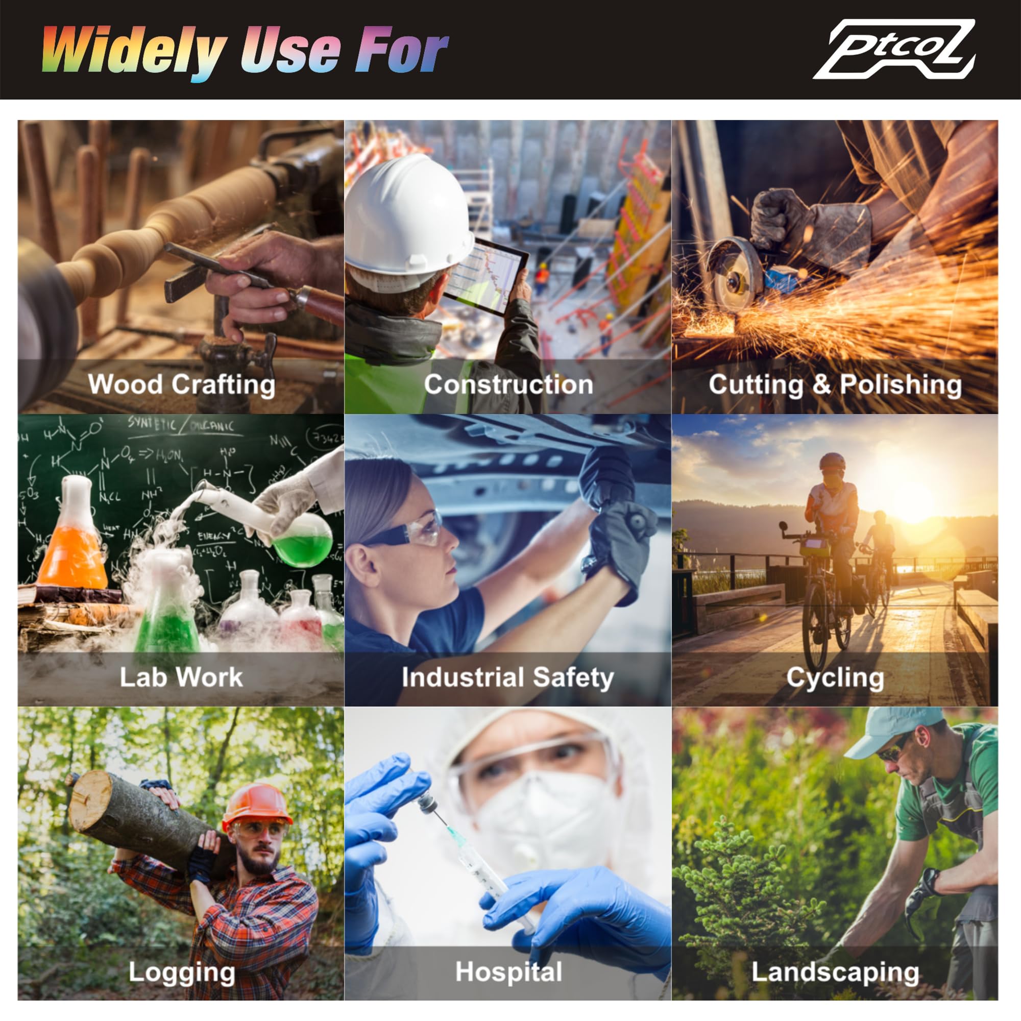 [28 PCS] Safety Glasses (Bulk Pack of 24+4) with ANSI Z87.1 Certified