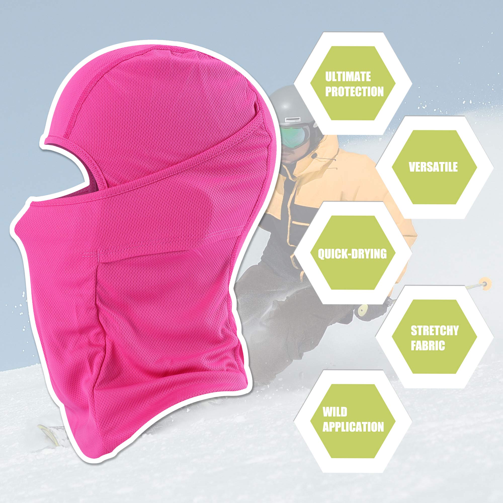 [1 PC] Face Mask Adjustable Windproof UV Protection Hood