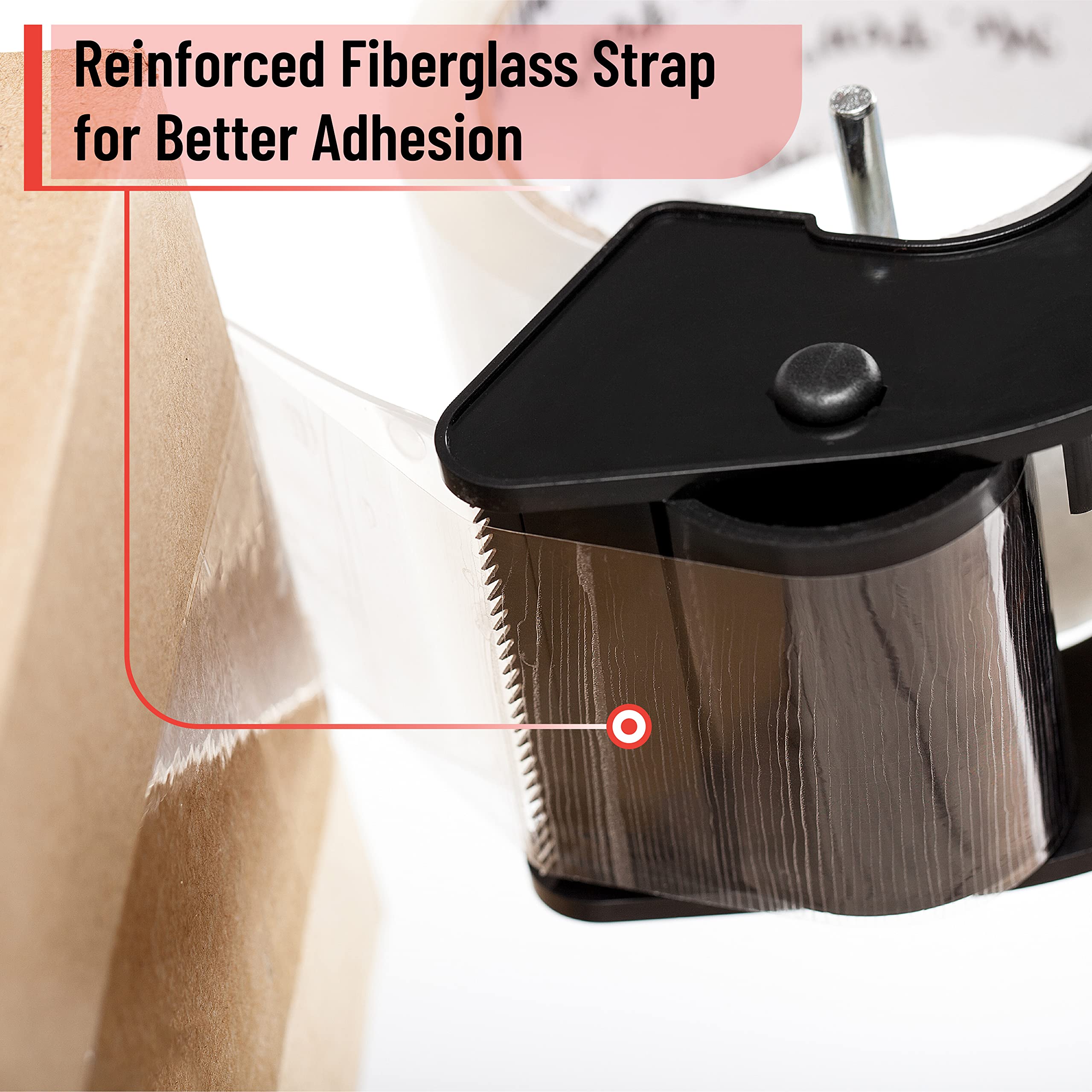 Packing Tape Dispenser Gun, Tape Gun with a 2 Inch Roll of Tape