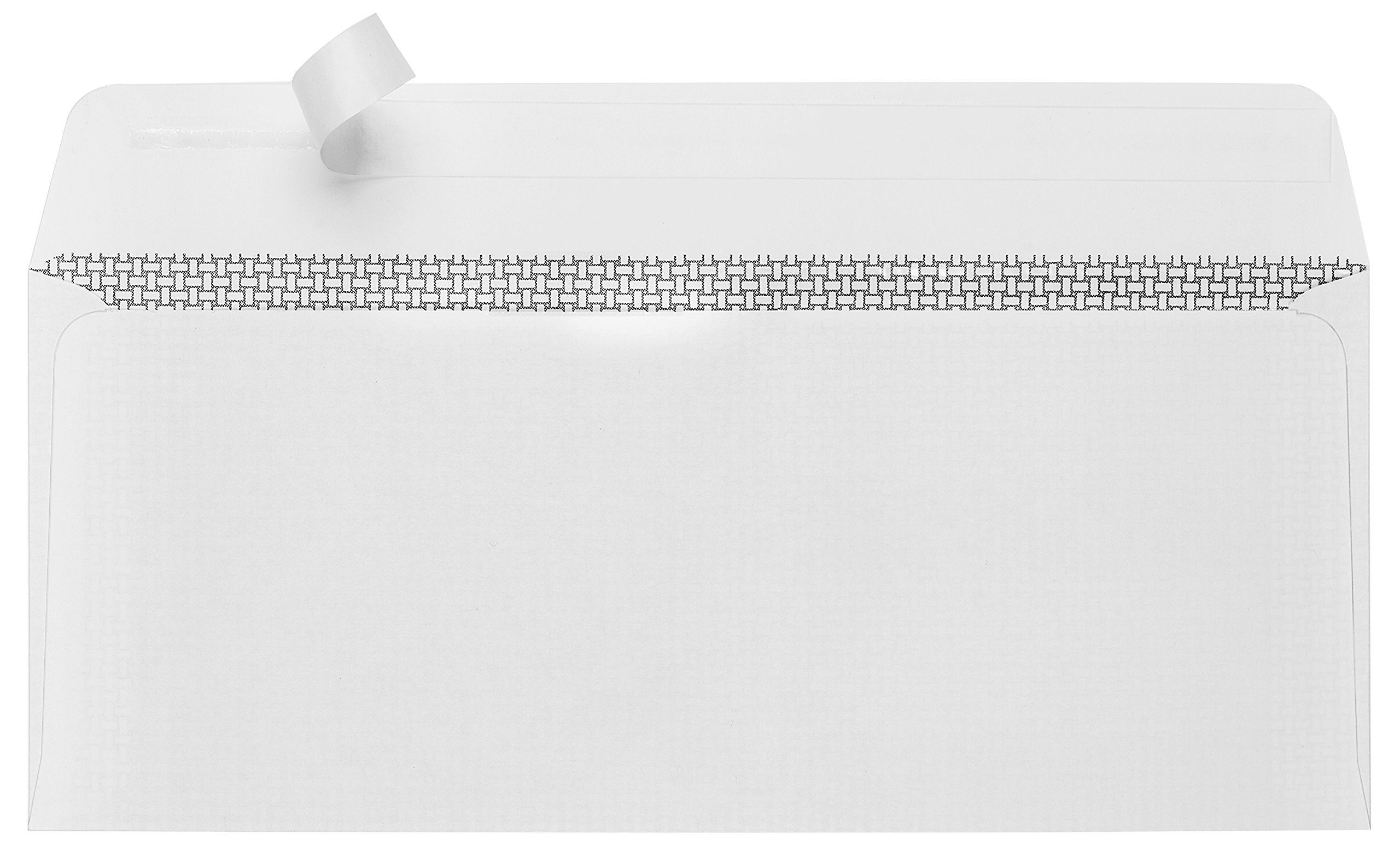 [500 Pack] No. 10 Self Seal Single Window Security Envelopes - Size 4 1/8 X 9 1/2