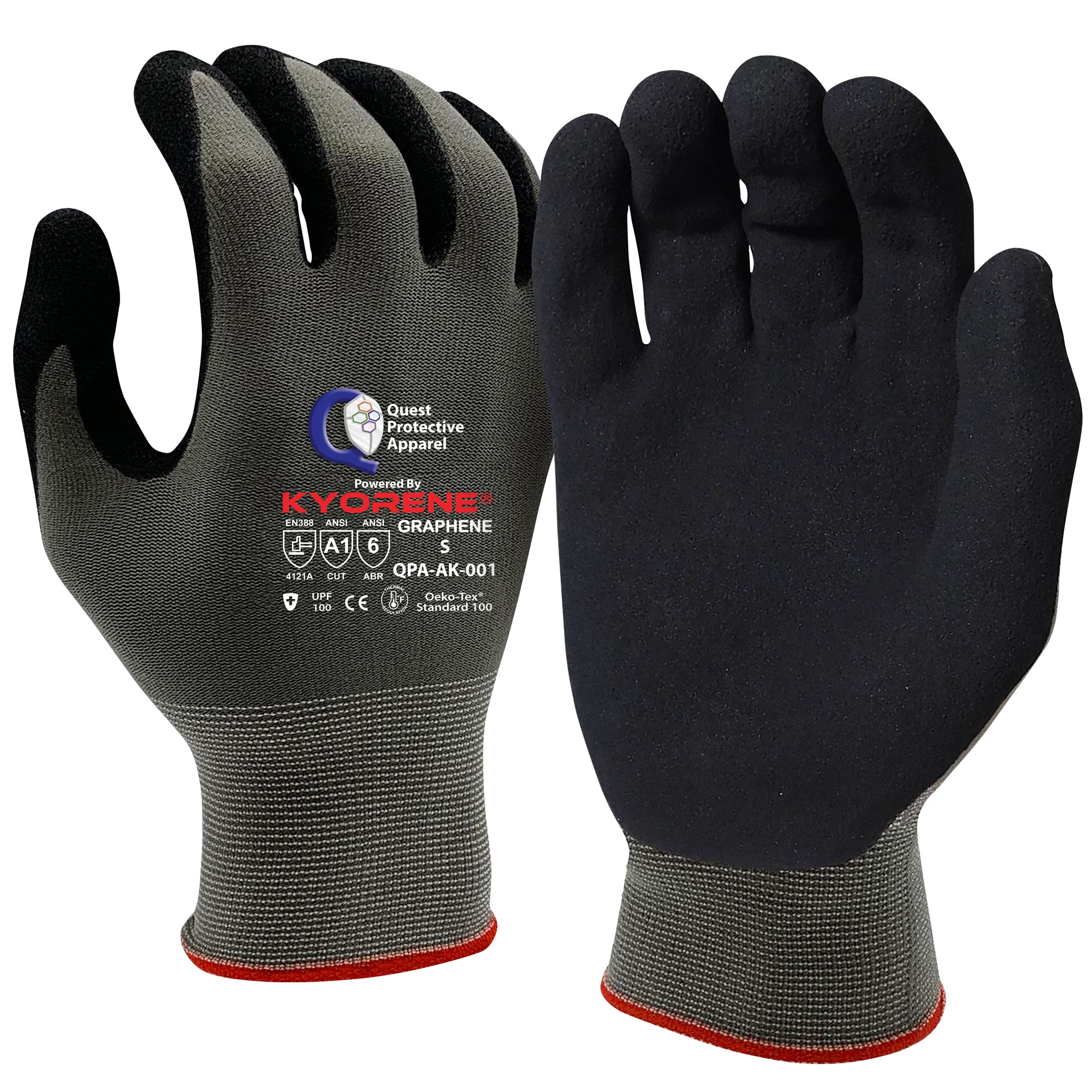[1, 3, 12, 72 Pairs] Cut & Puncture Resistant Work Gloves