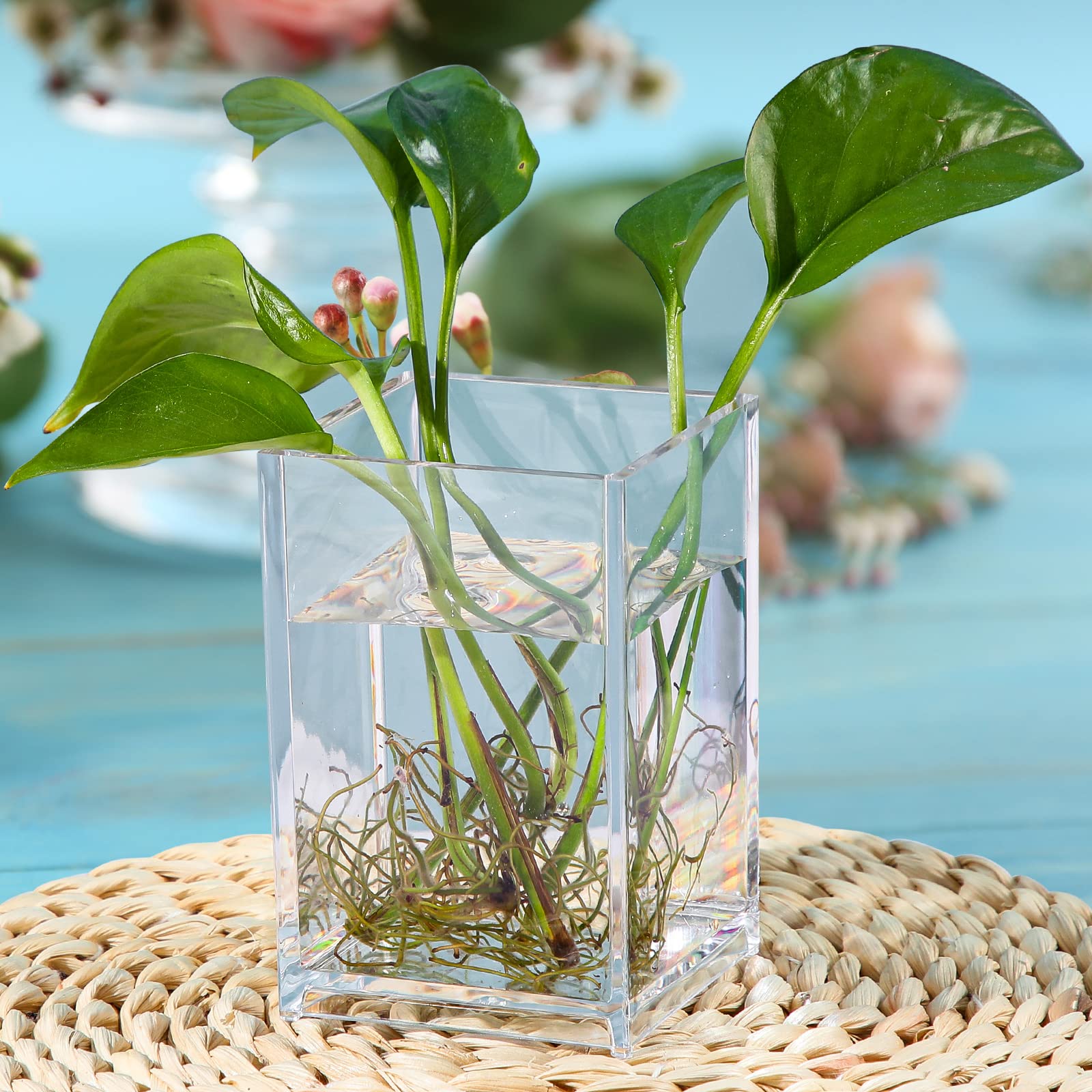 20 Pieces Acrylic Pencil Holdet (Black/White/Clear)