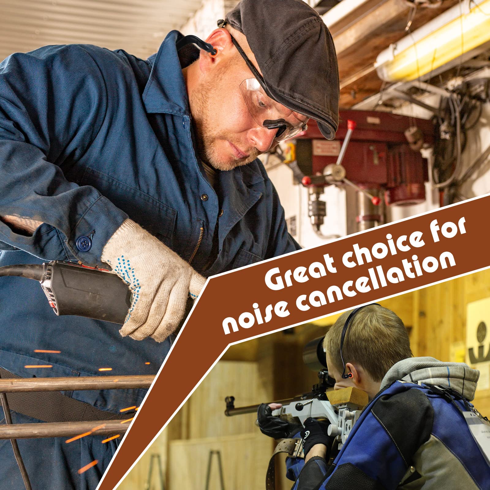 [24 PCS] Silicone Ear Plugs, Reusable/Washable