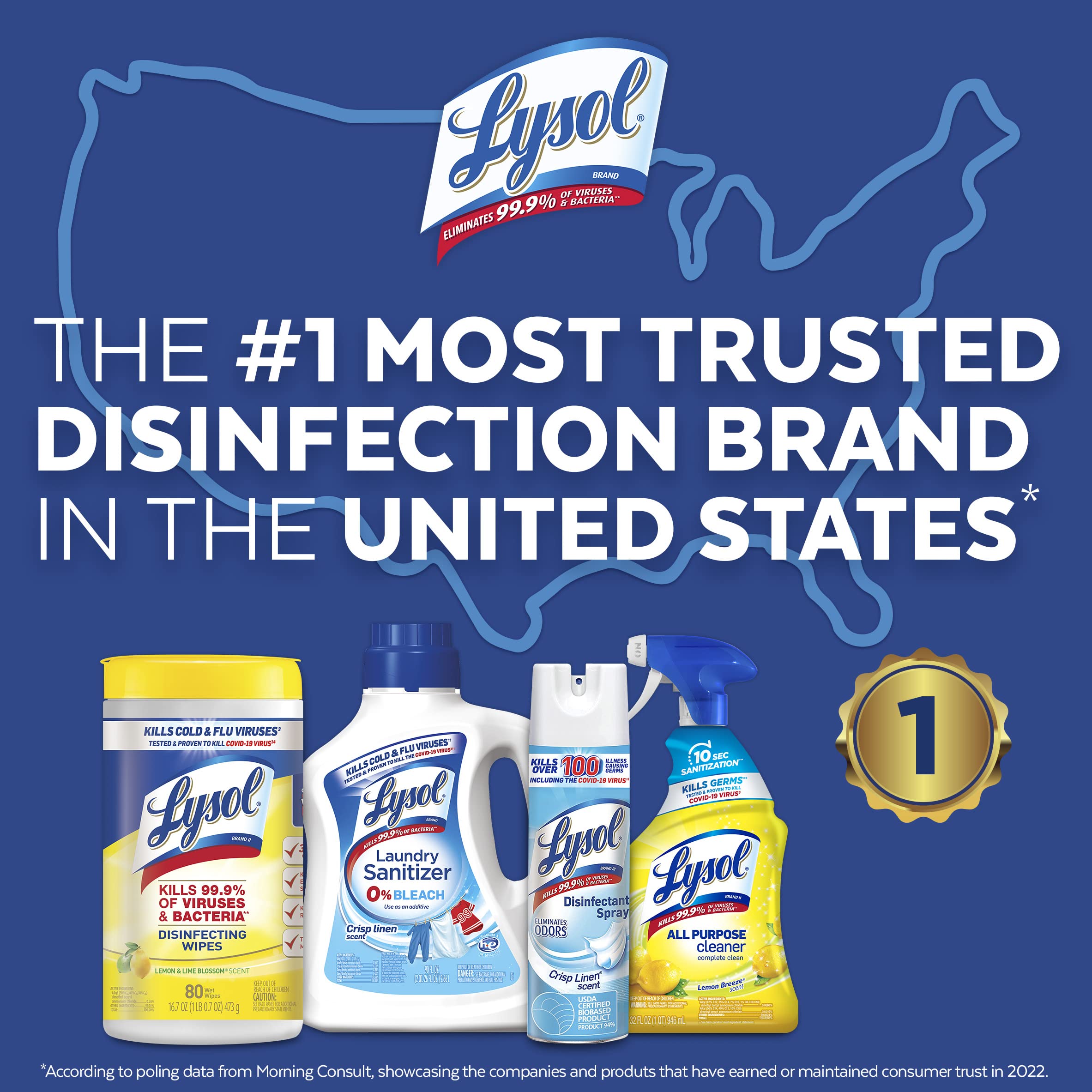 Lysol All-Purpose Cleaner, Sanitizing and Disinfecting Spray, To Clean and Deodorize