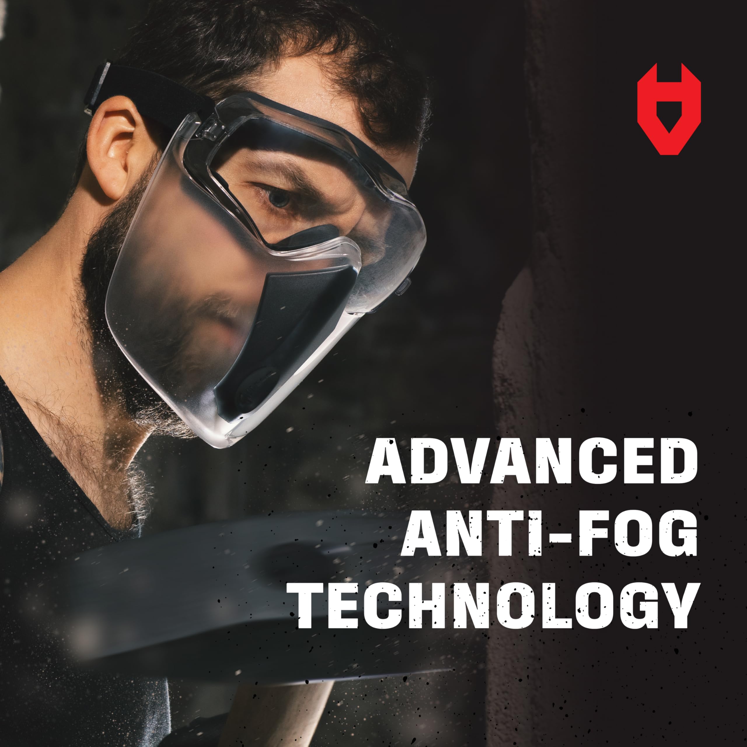 [1 PC] Safety Goggles Over Glasses with Extreme Impact Resistance