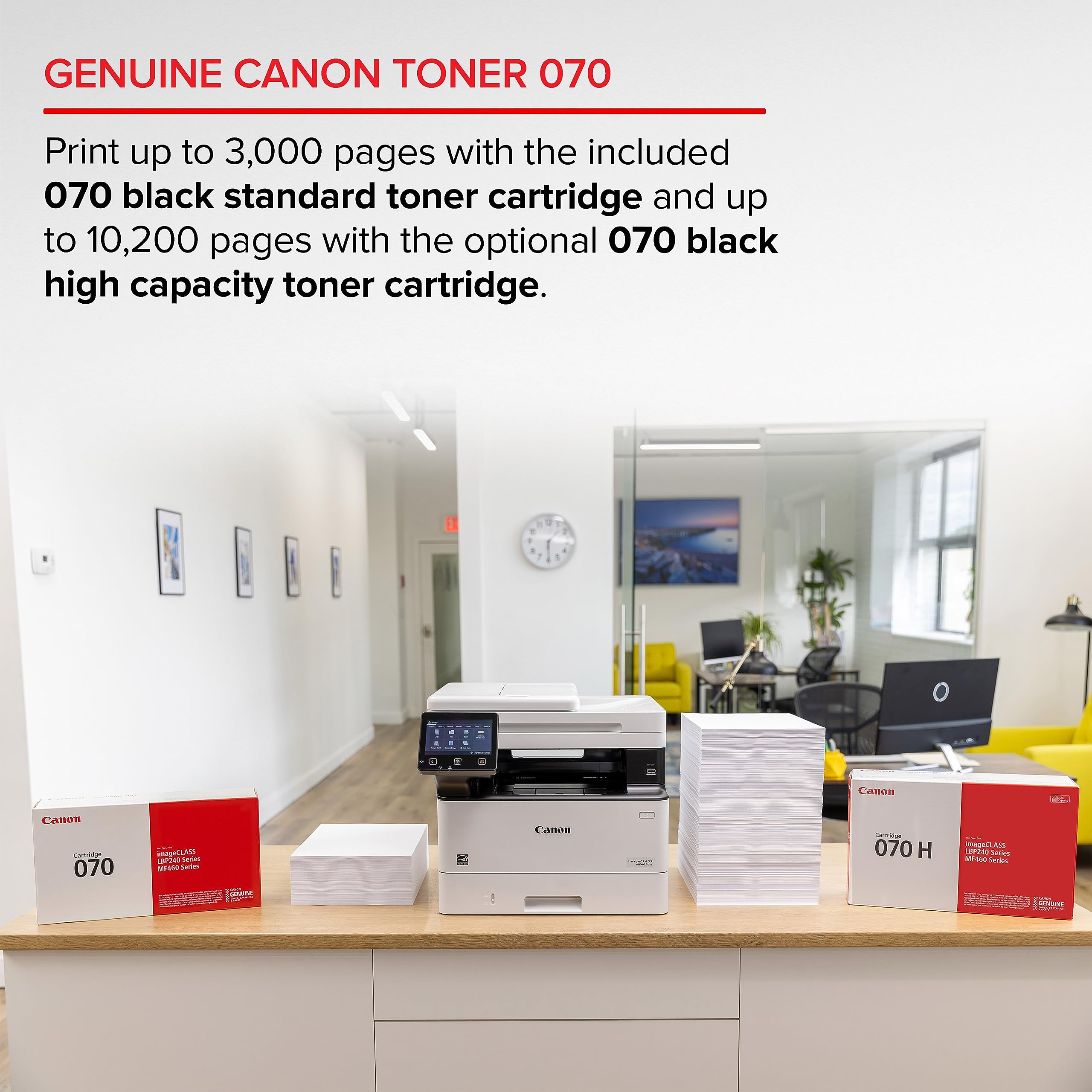 Canon imageCLASS MF462dw All in One Wireless Monochrome Laser Printer, Print, Scan, Copy & Fax, Duplex Printing