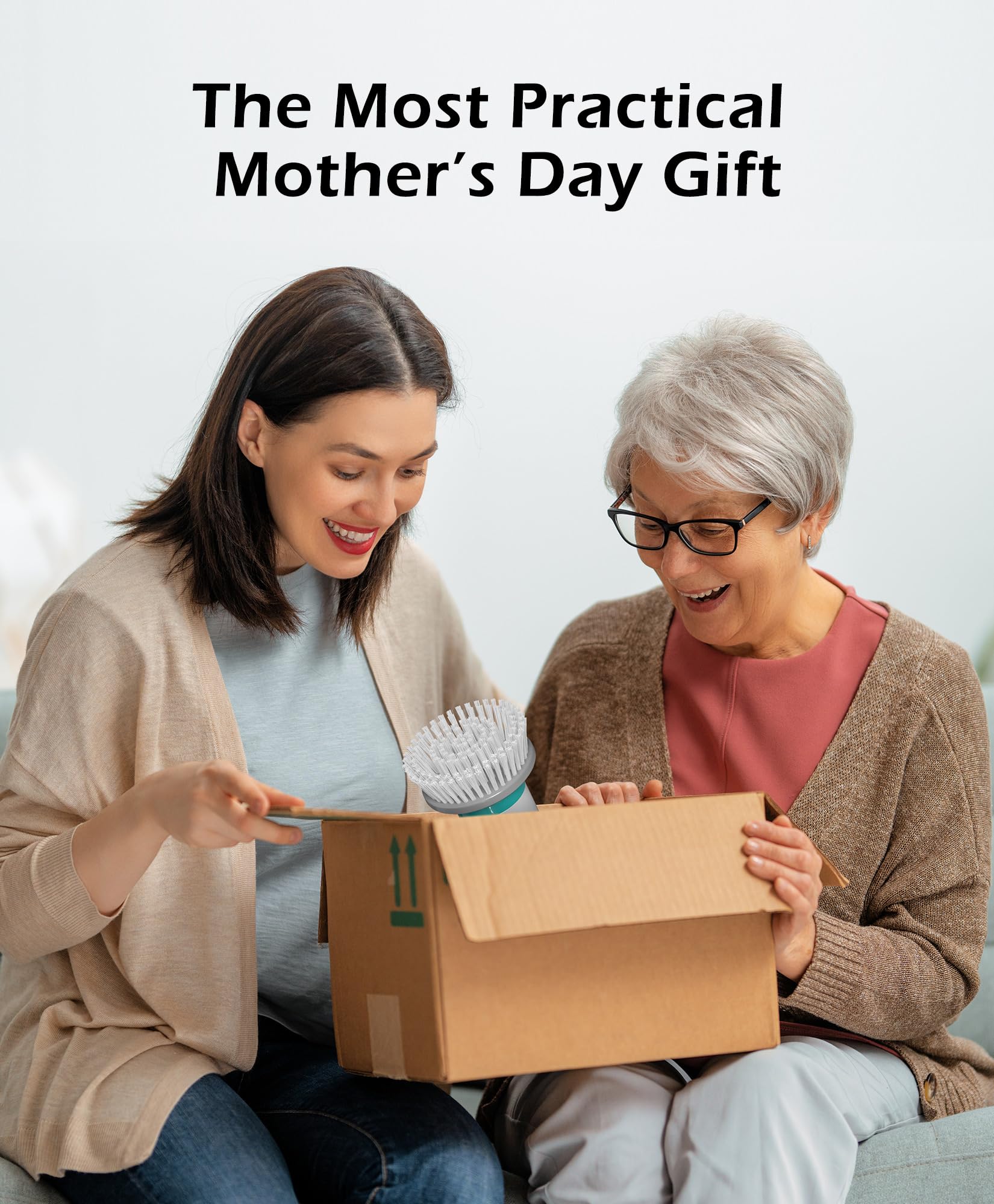 Electric Spin Scrubber, IPX7 Waterproof Bathroom Cleaner Brush