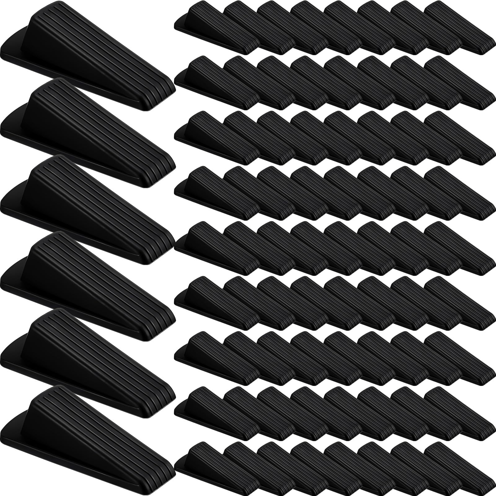 18/36/72 Pcs Rubber Door Stoppers for Bottom of Door