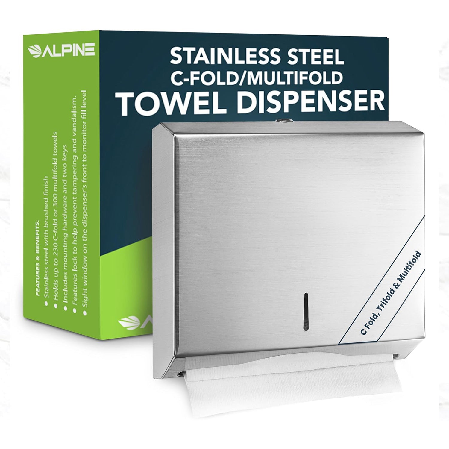 Commercial Paper Towel Dispenser Wall Mount