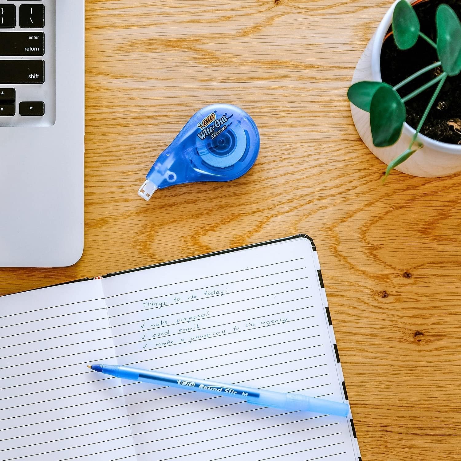 BIC White Out Correction Tape - EZ Correct Correction Tape - 7 Pack - 39.3 Feet Each