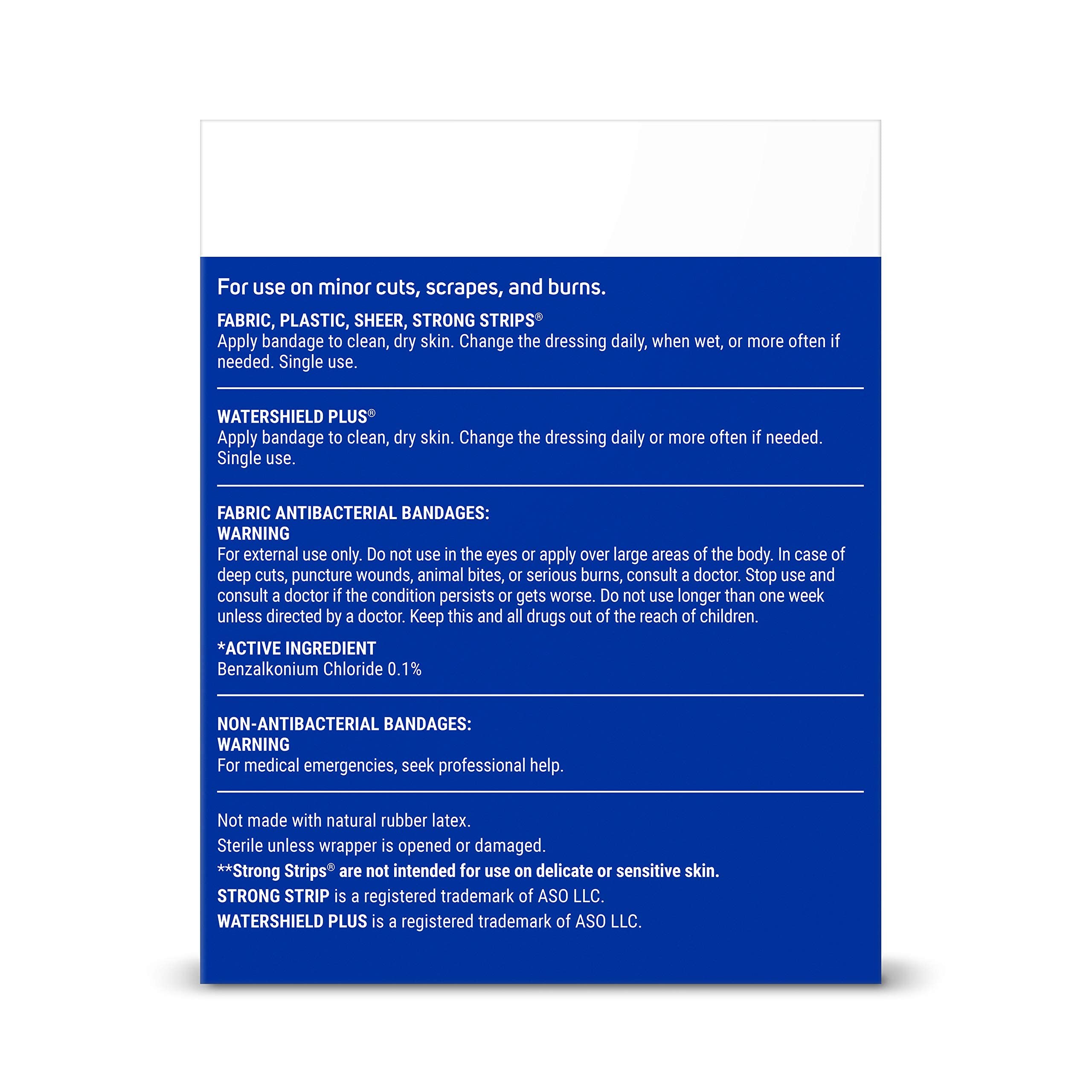 Care Science Variety Bandages Pack, 300 ct Bulk Assorted Sizes