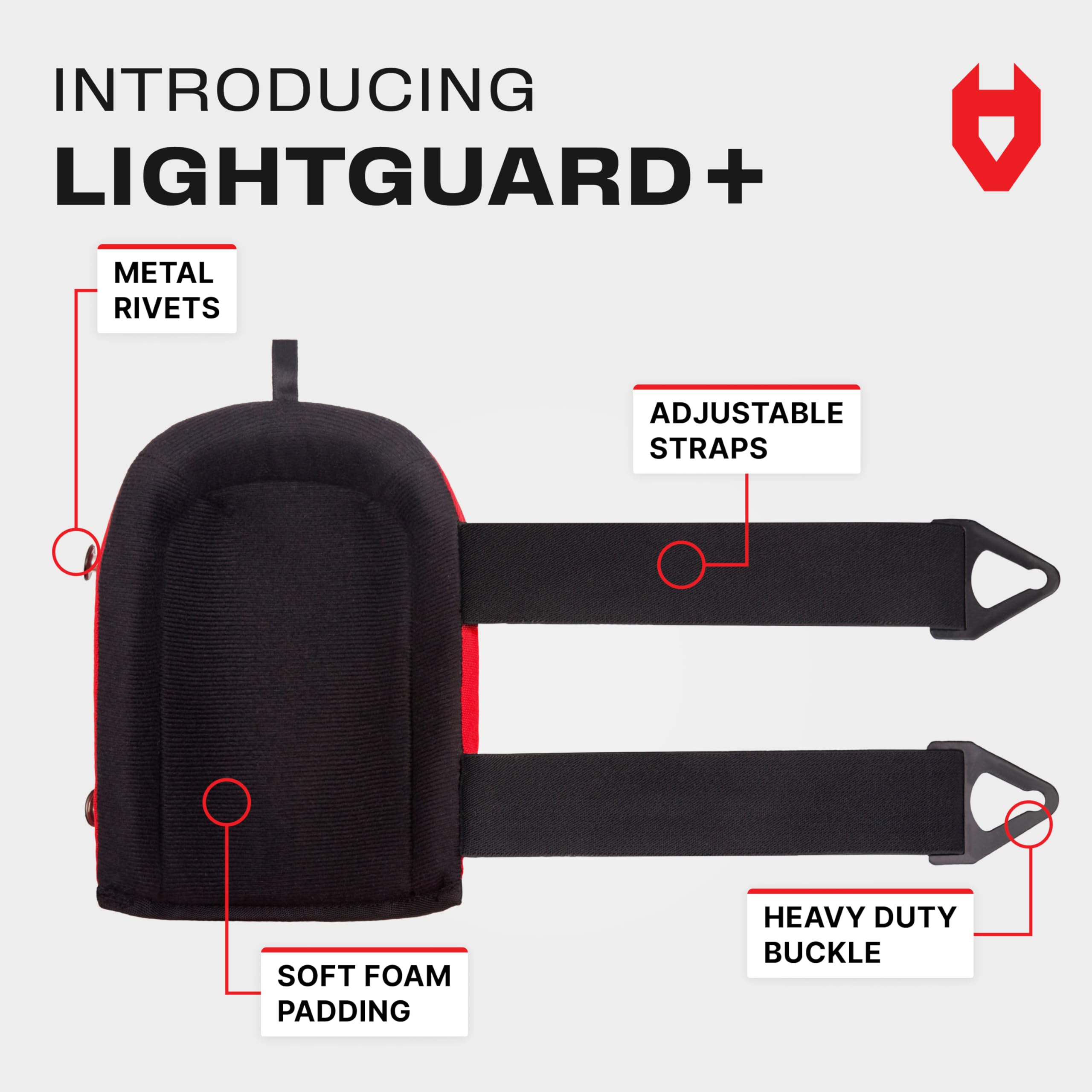 [1 Pair] Non-Slip Work Knee Pads with Thick Soft Foam Padding