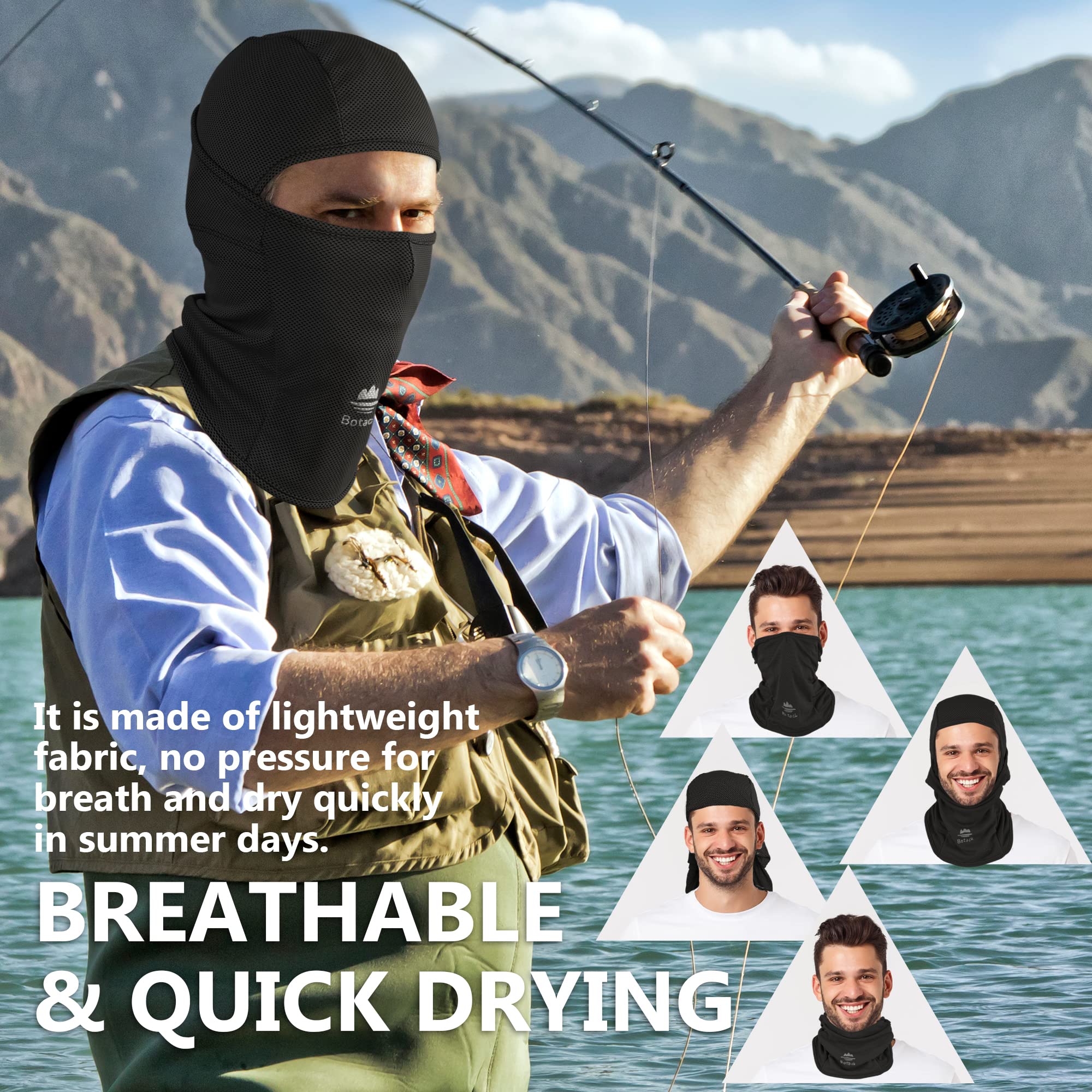 [1 PC / 2 PCS] Balaclava Full Head Mask with UV Protection