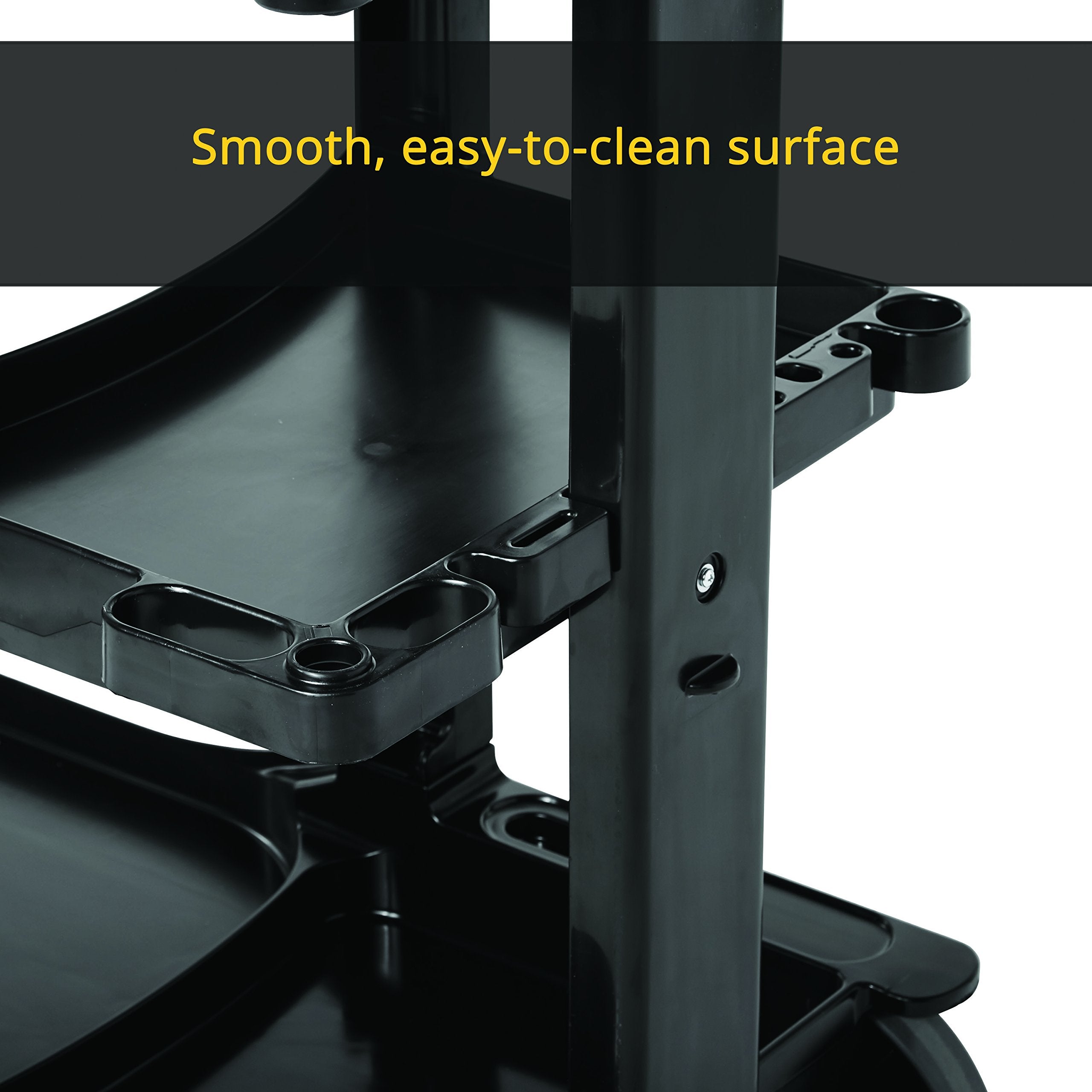 Commercial Traditional Janitorial 3-Shelf Cleaning Cart