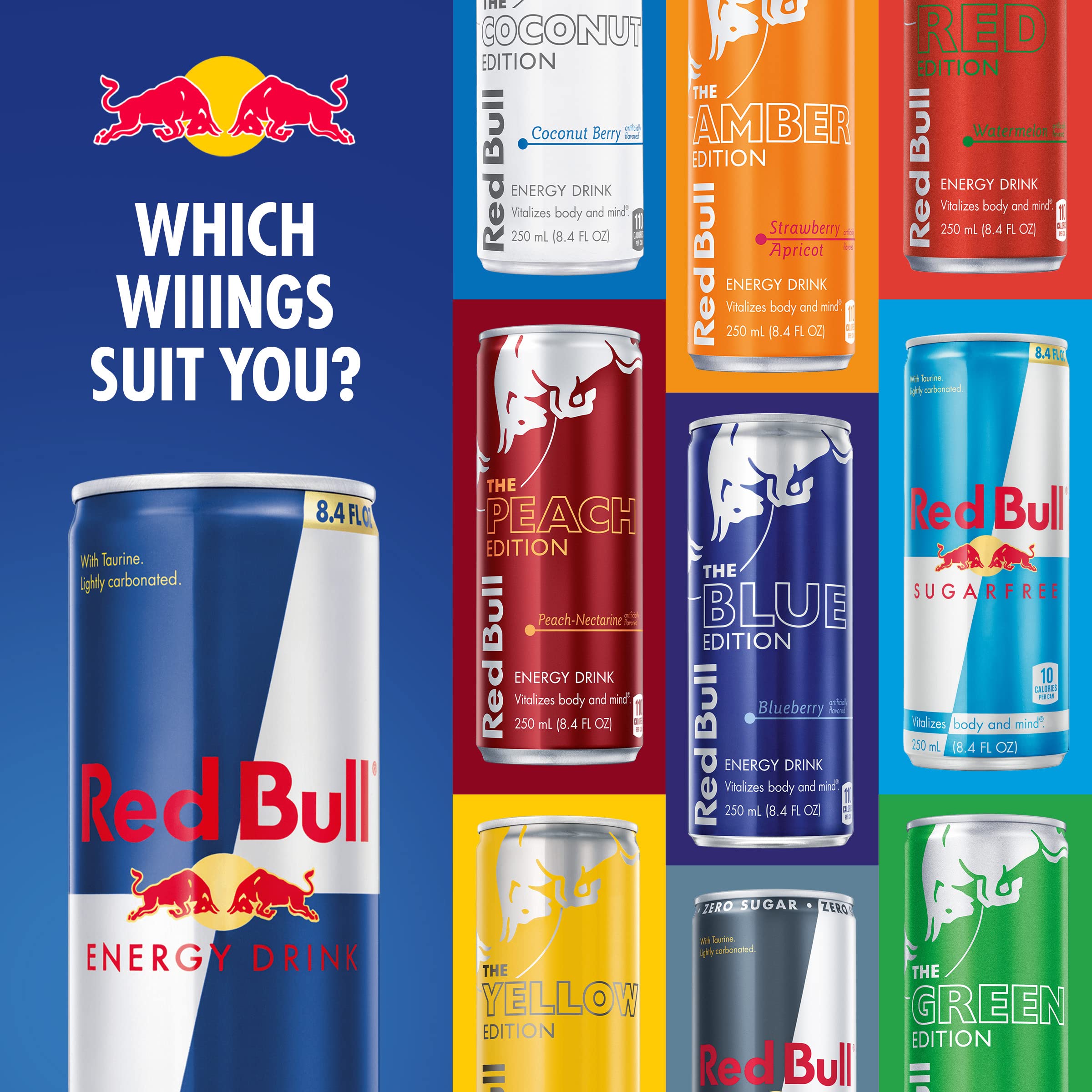 [24 Cans] Red Bull Zero, 12 Fl Oz