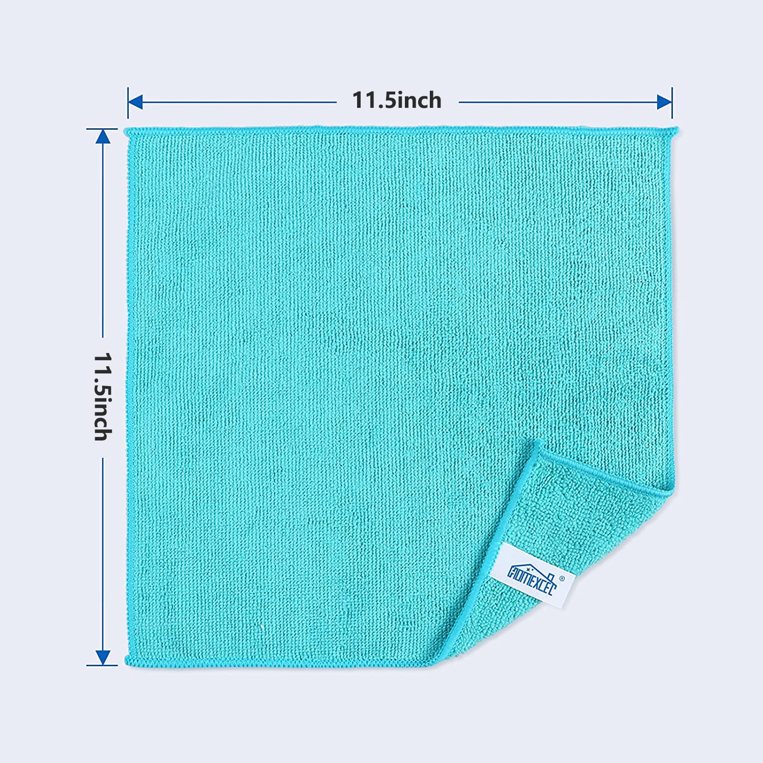 Microfiber Cleaning Cloth, 11.5X11.5 inch, 8/12/35/50/100 Pack