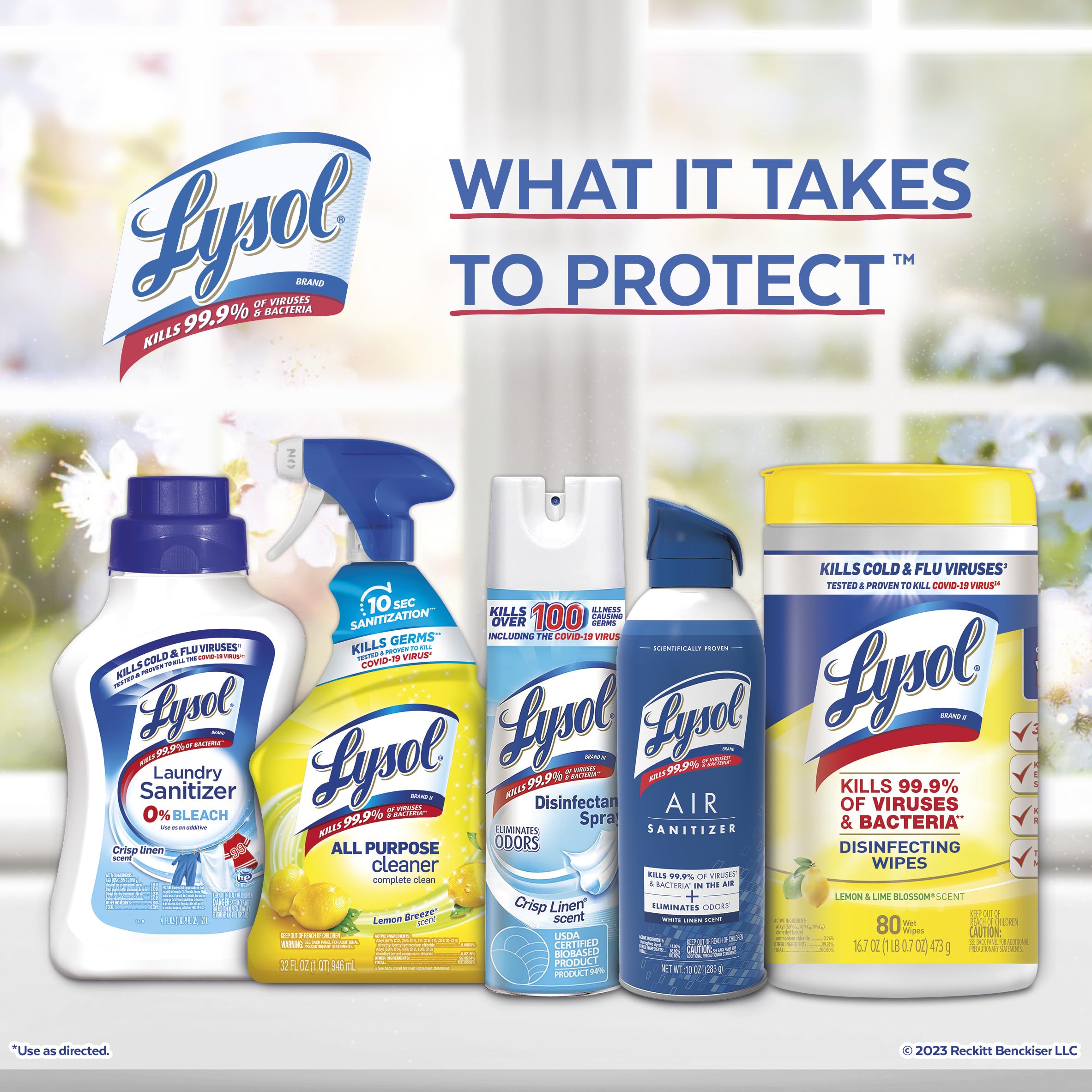 Lysol Multi-Surface Cleaner, Sparkling Lemon and Sunflower Essence
