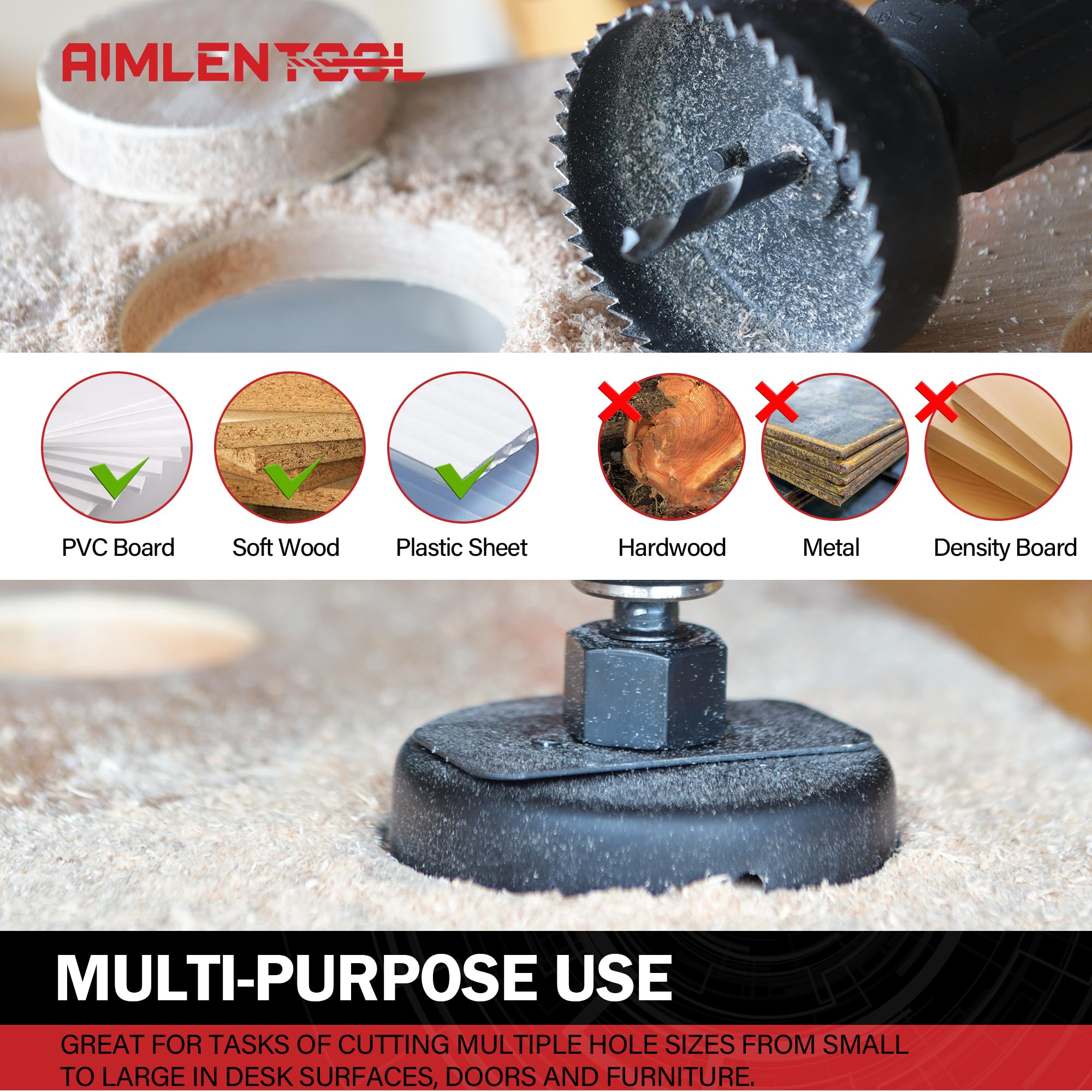 16Pcs / 26Pcs Hole Saw Kit