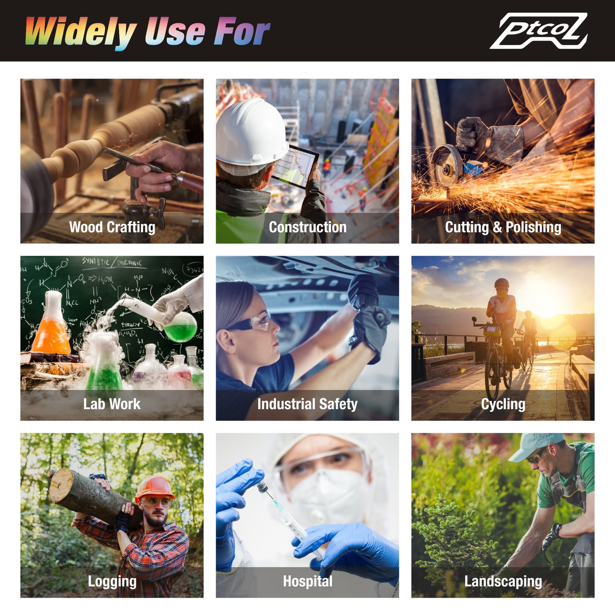 [28 PCS] Safety Glasses (Bulk Pack of 24+4) with ANSI Z87.1 Certified