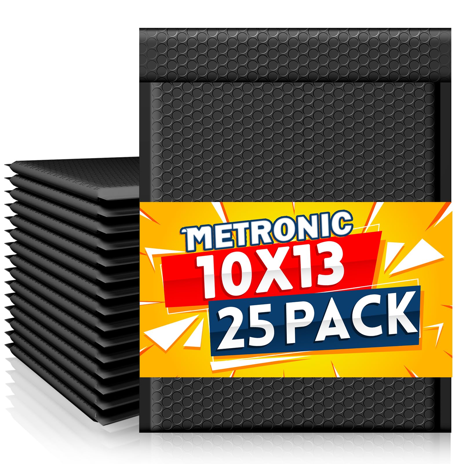 [25 Pack] Metronic Bubble Mailer 10x13" / 12x15"